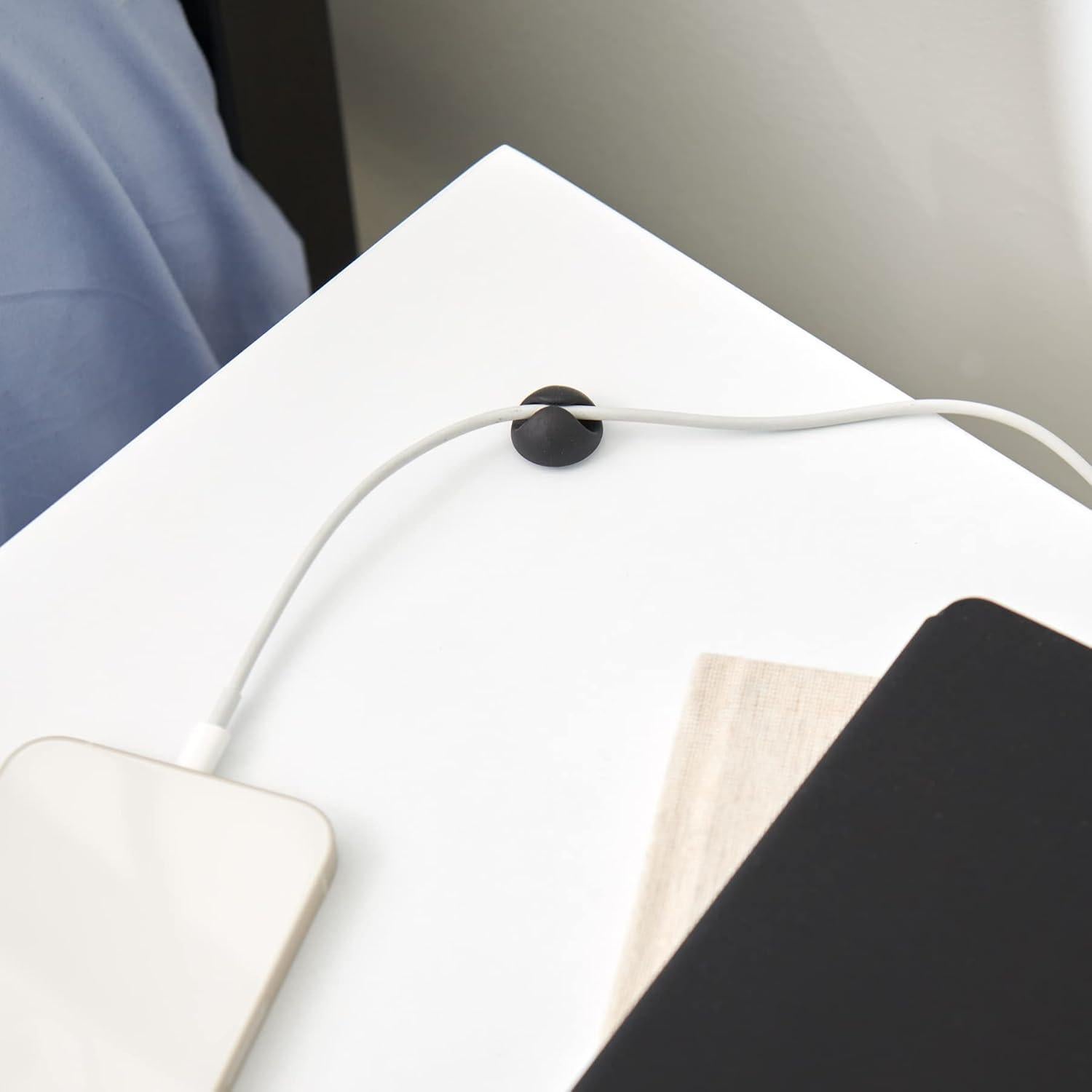 Clip de Cable Adhesivo Wrap-It Storage - Paquete de 28 Piezas