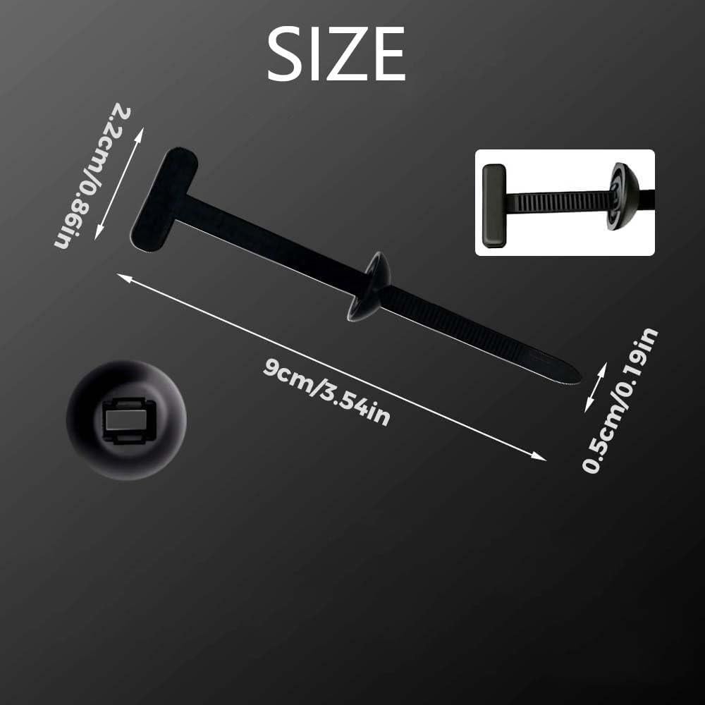 Bridas de Cable Nylon Genérico 30PCS Auto-Bloqueo UV 10.16cm