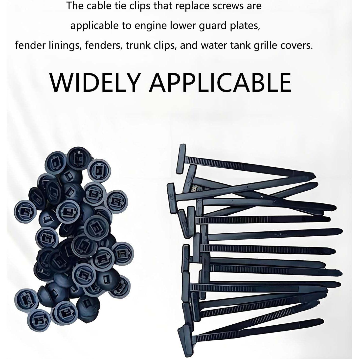 Bridas de Cable Nylon Genérico 30PCS Auto-Bloqueo UV 10.16cm