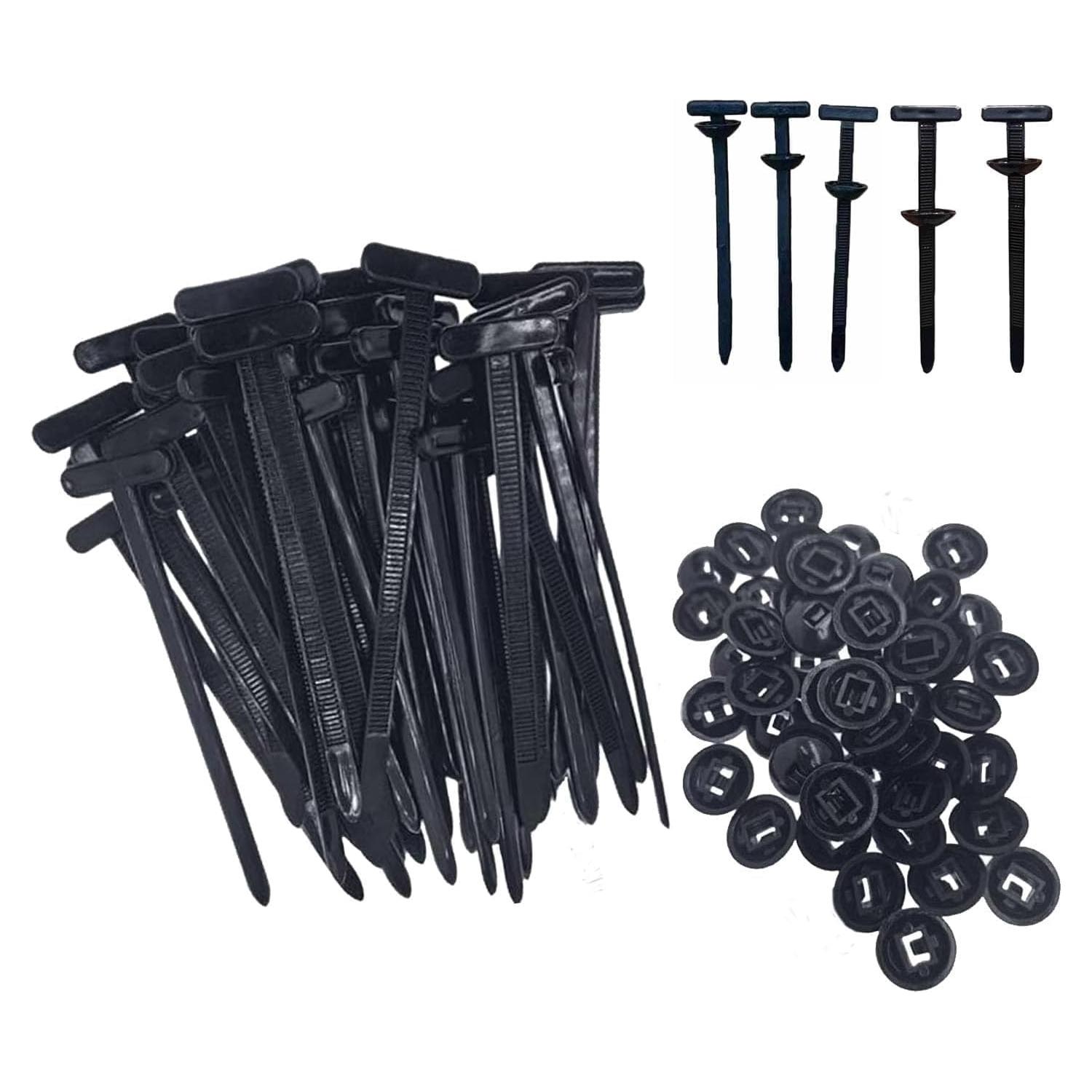 Hebillas de Cinta de Nylon Universal 100 Piezas - Alta Resistencia