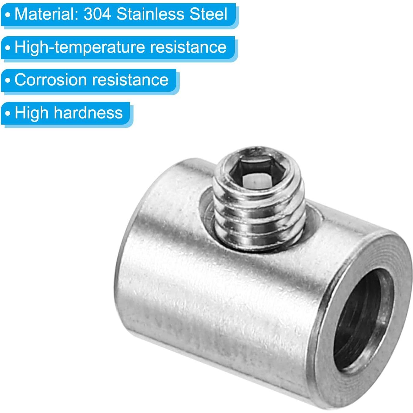 Juego de Clips de Cable Acero Inoxidable PATIKIL 4mm - 4 Pcs