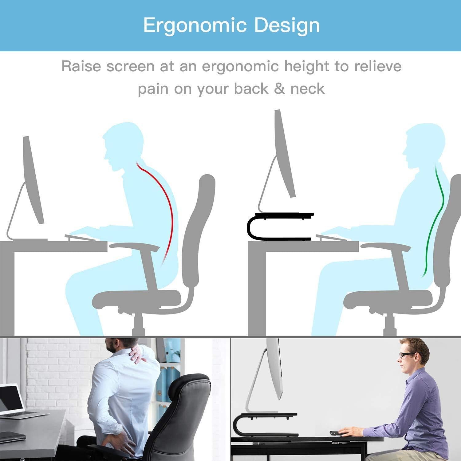 Soporte para Monitor Elevador HUANUO HNLL2 Metal Ergonómico