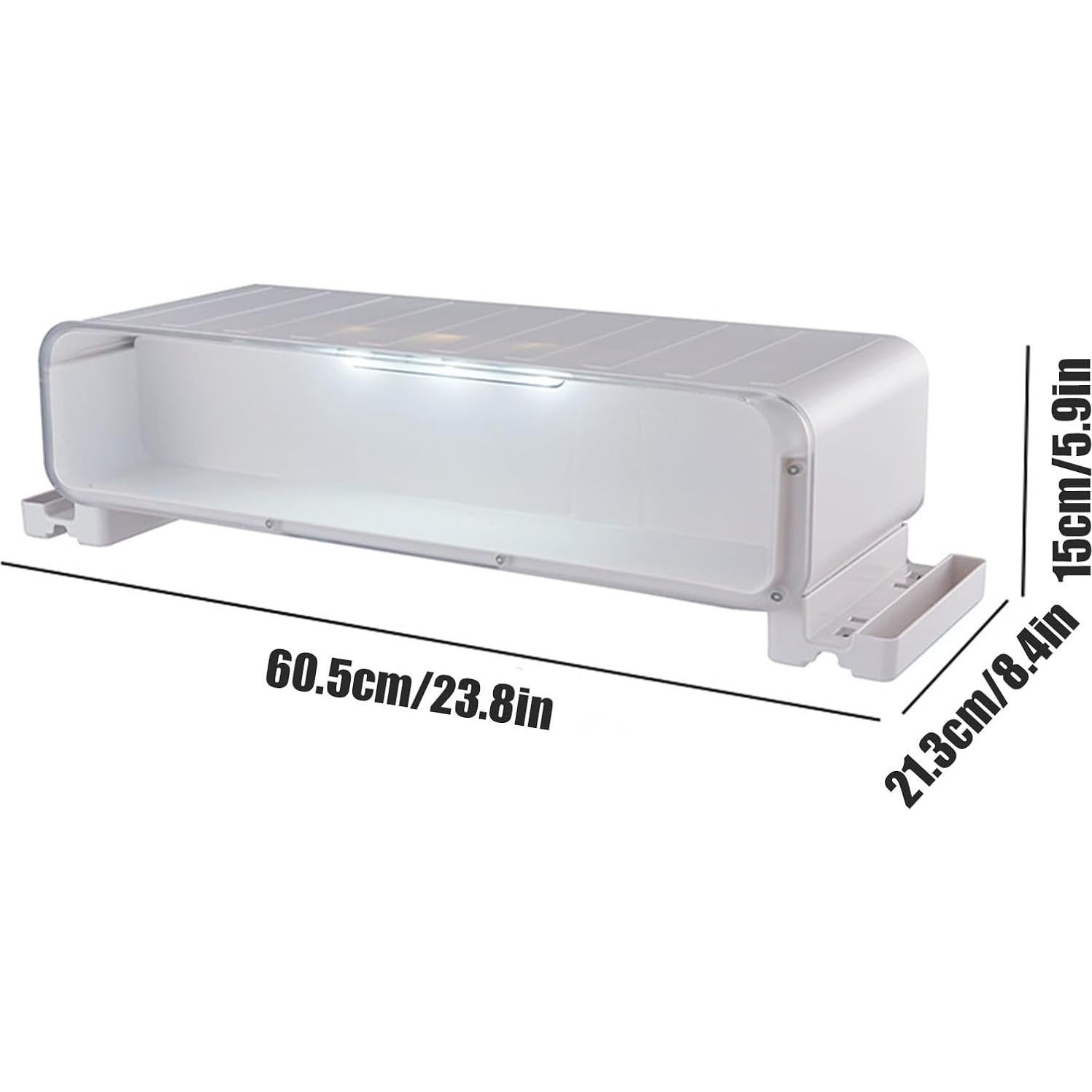 Soporte Elevador para Monitor WMM con Cajón y Luces - 27.22 kg