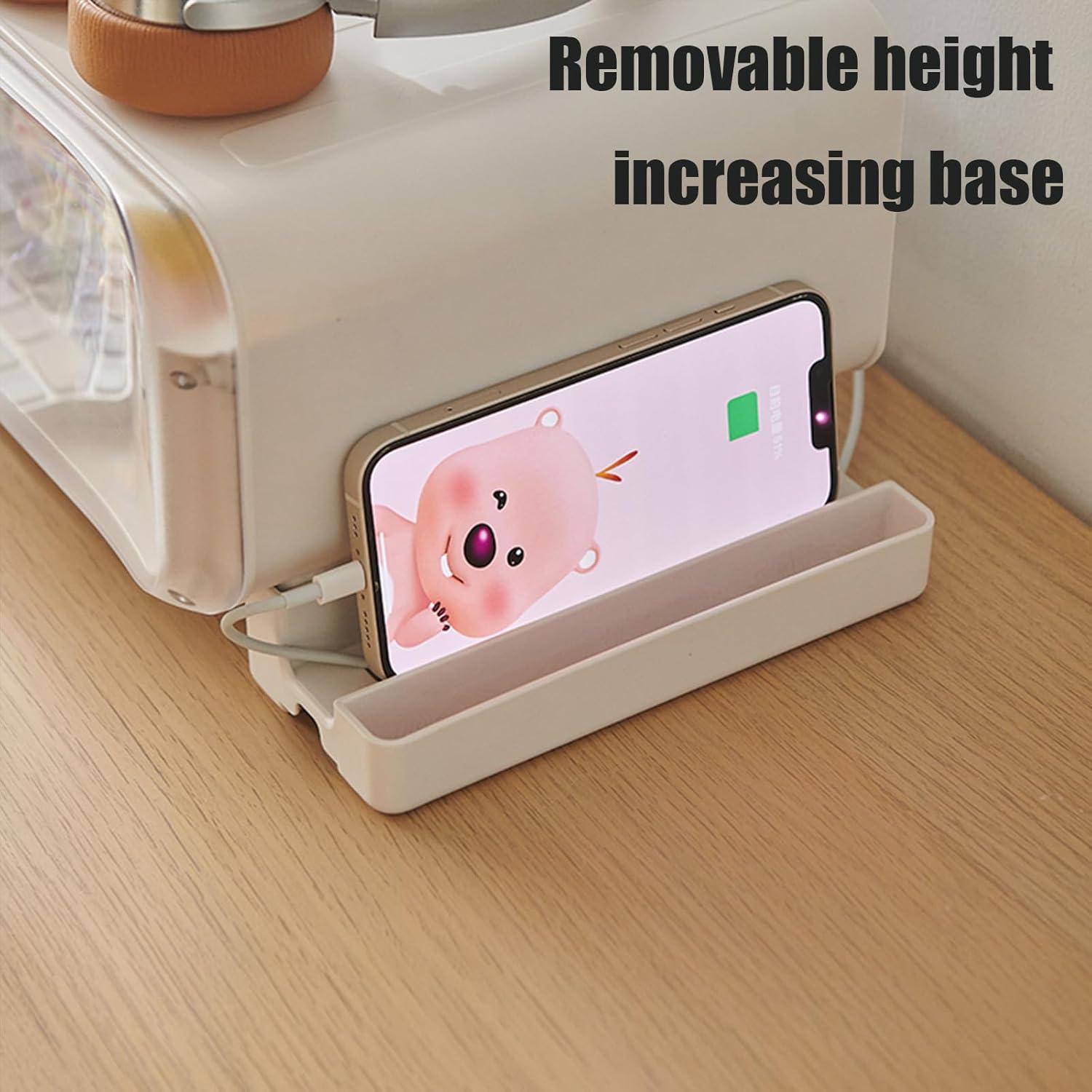 Soporte Elevador para Monitor WMM con Cajón y Luces - 27.22 kg