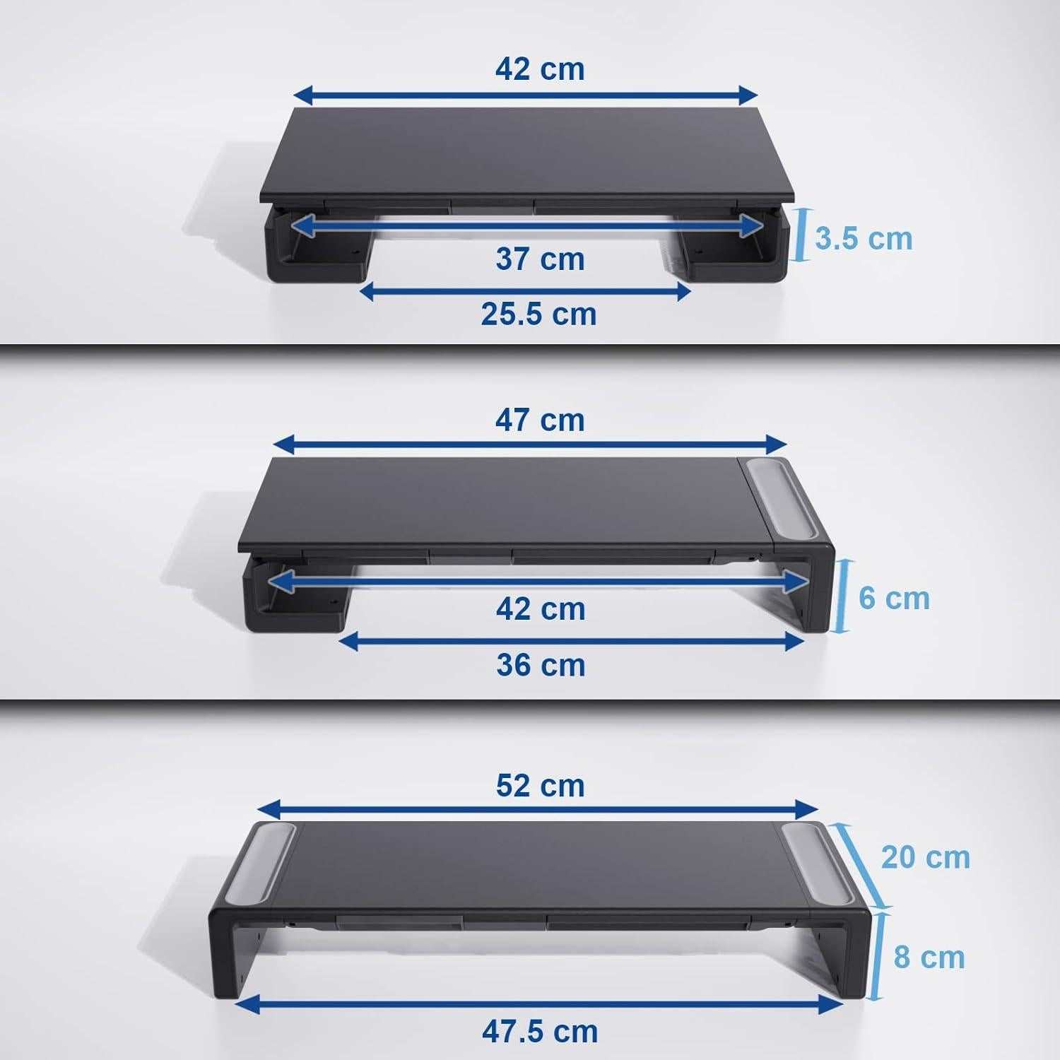 Soporte Elevador Ergonómico para Monitor OImaster Ajustable