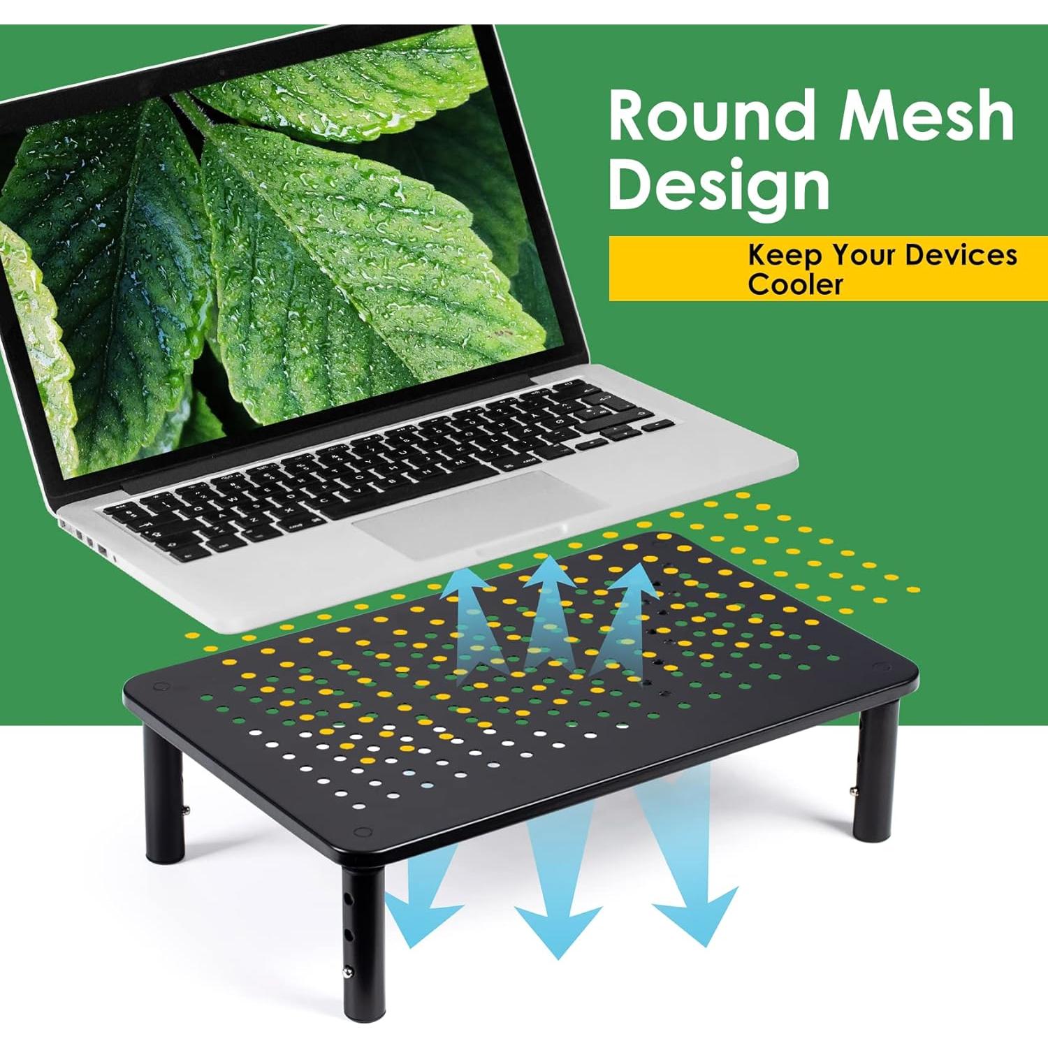 Elevador de Escritorio DOLALIKE Ajustable 3 Niveles 20kg