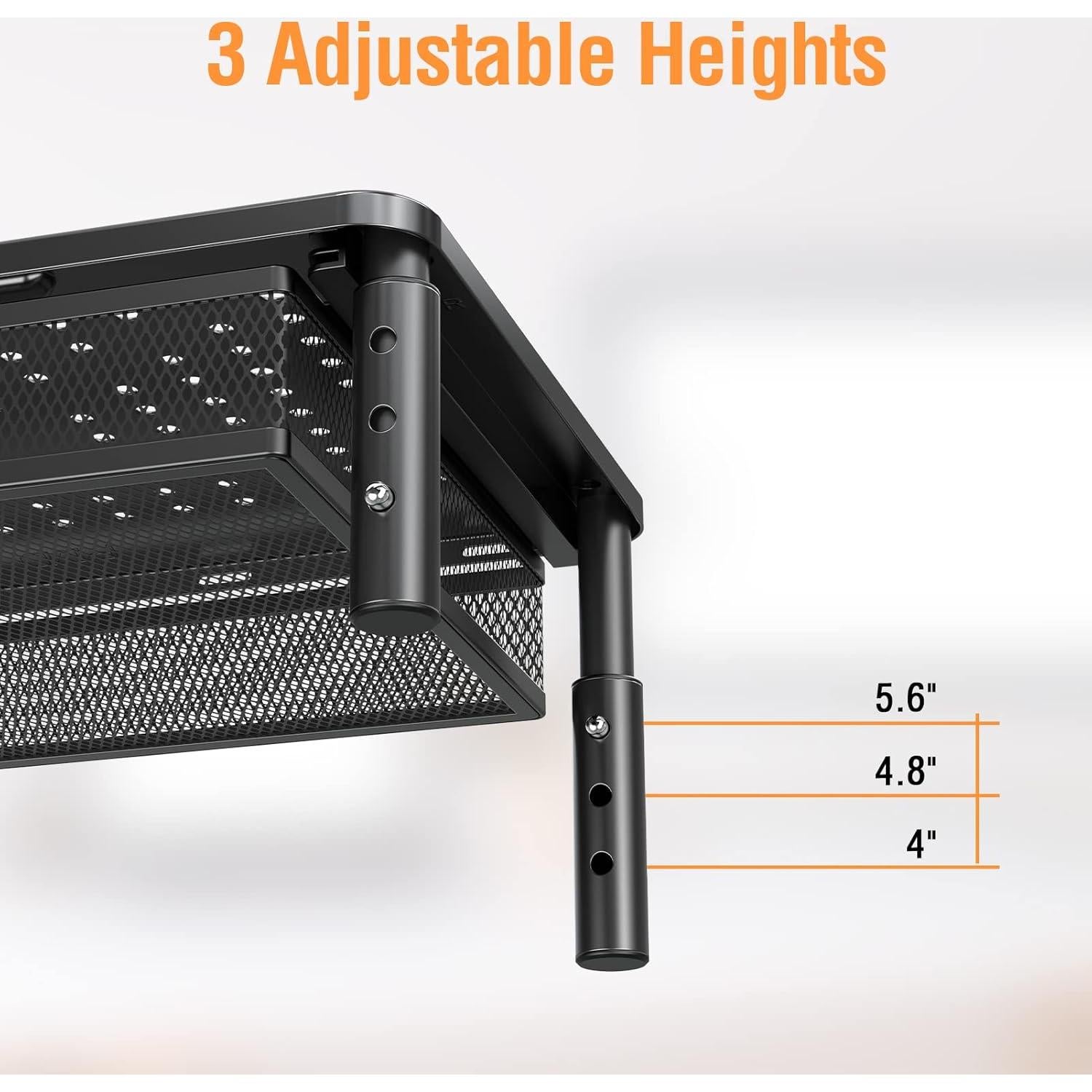 Soporte de Monitor Ajustable Elived con Cajón - Metal 19.96kg
