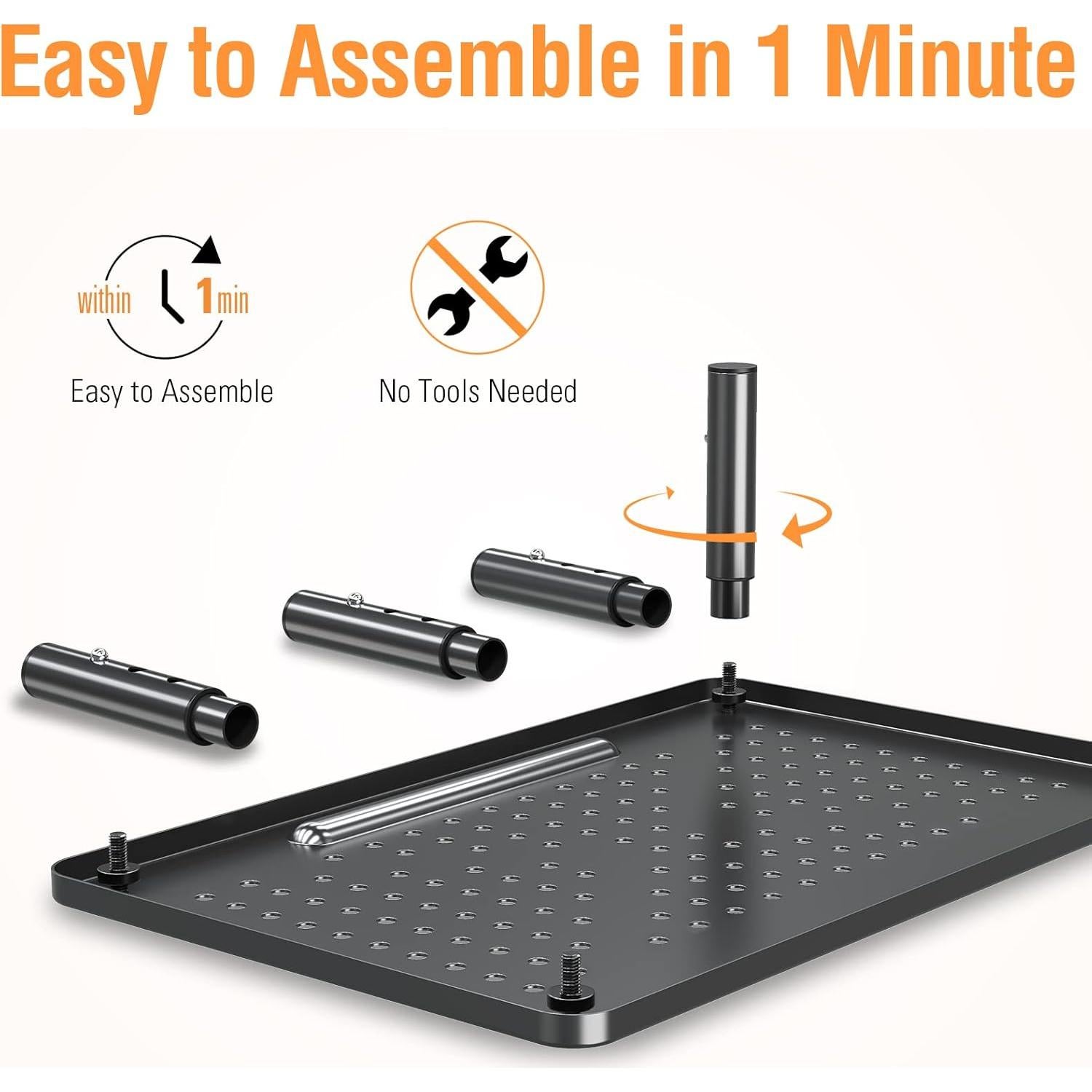 Soporte de Monitor Ajustable ELIVED - 2 Paquetes, Metal, 3 Niveles