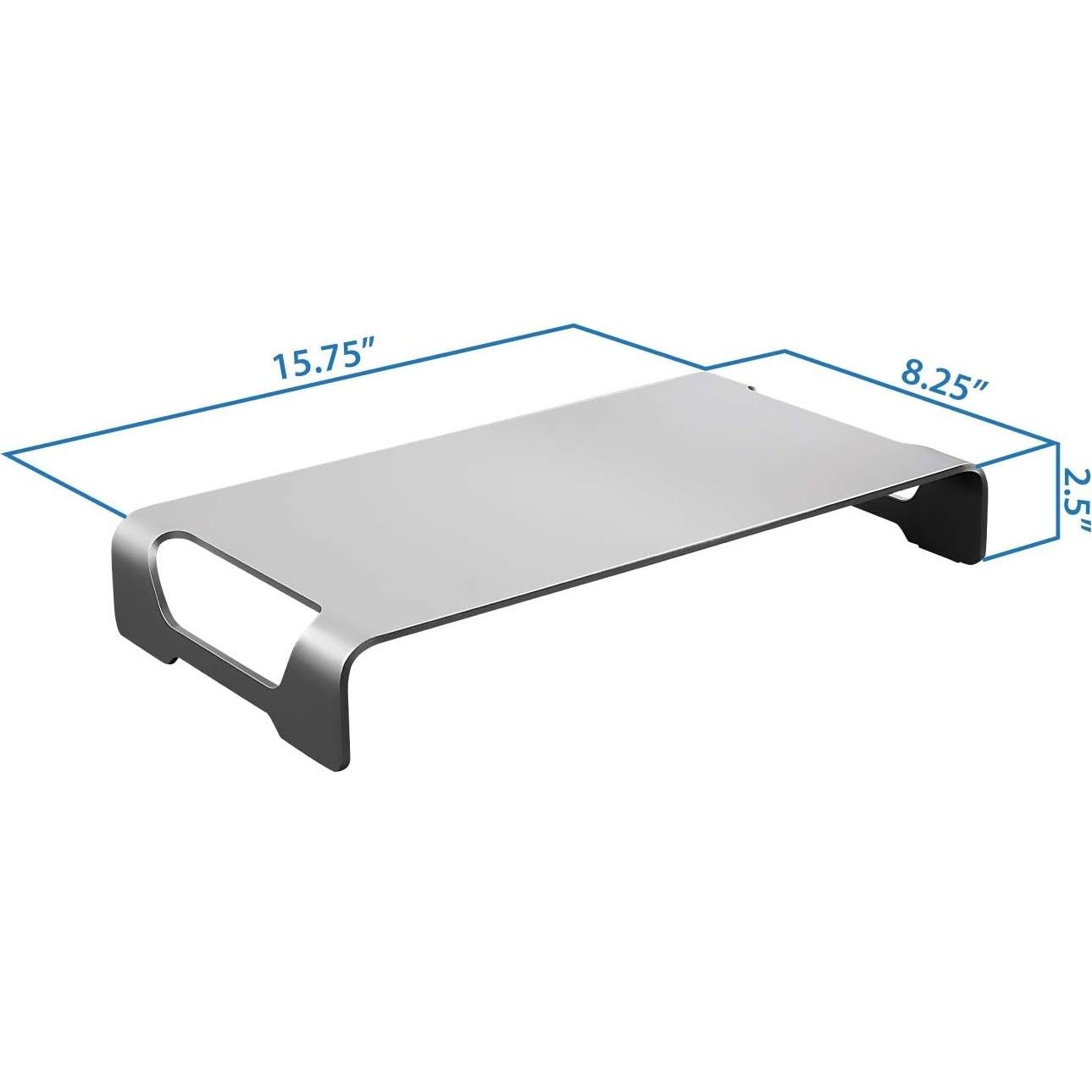 Soporte de Monitor Ergonómico Mount-It! de Aluminio - Elevador Universal para iMac y PC
