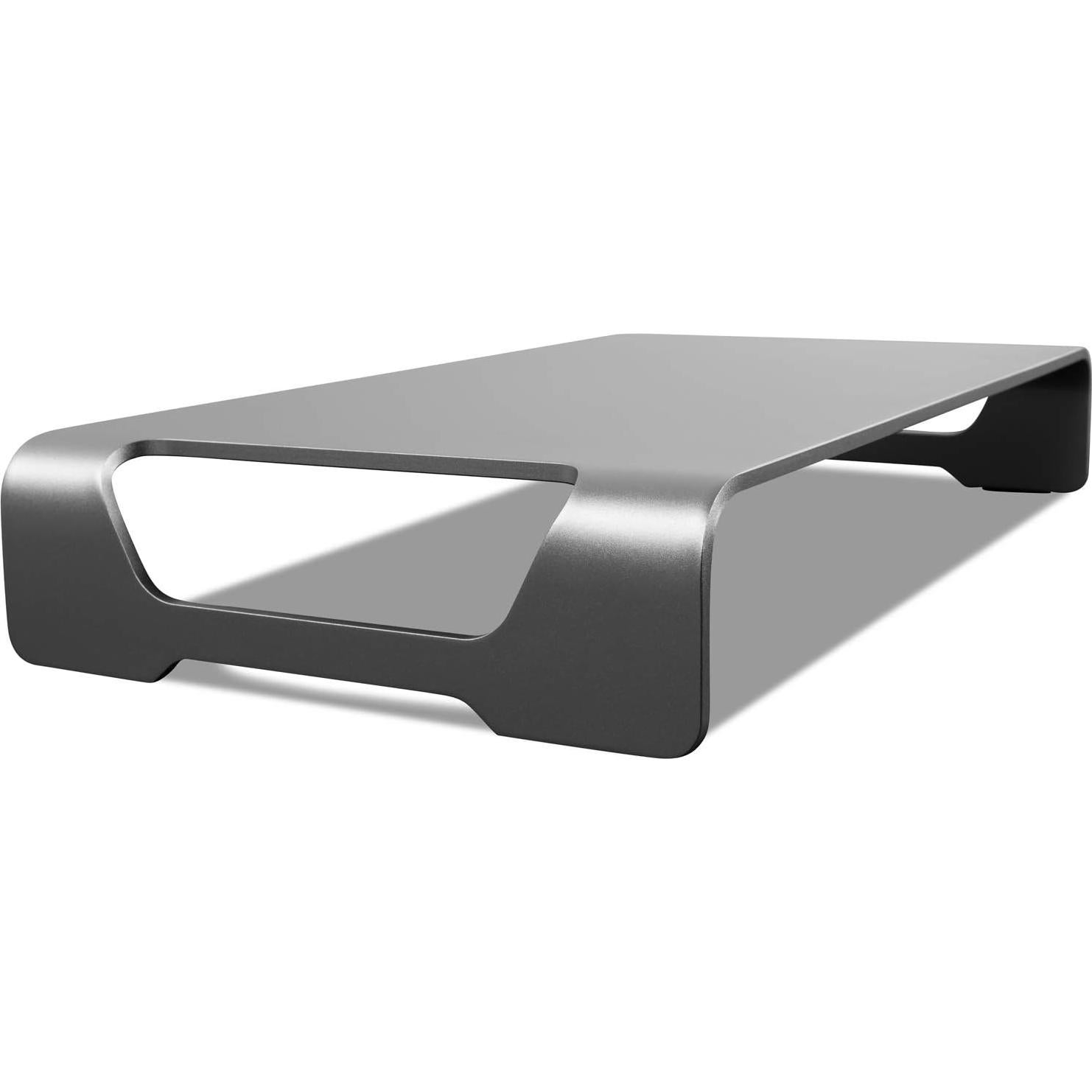 Soporte de Monitor Ergonómico Mount-It! de Aluminio - Elevador Universal para iMac y PC
