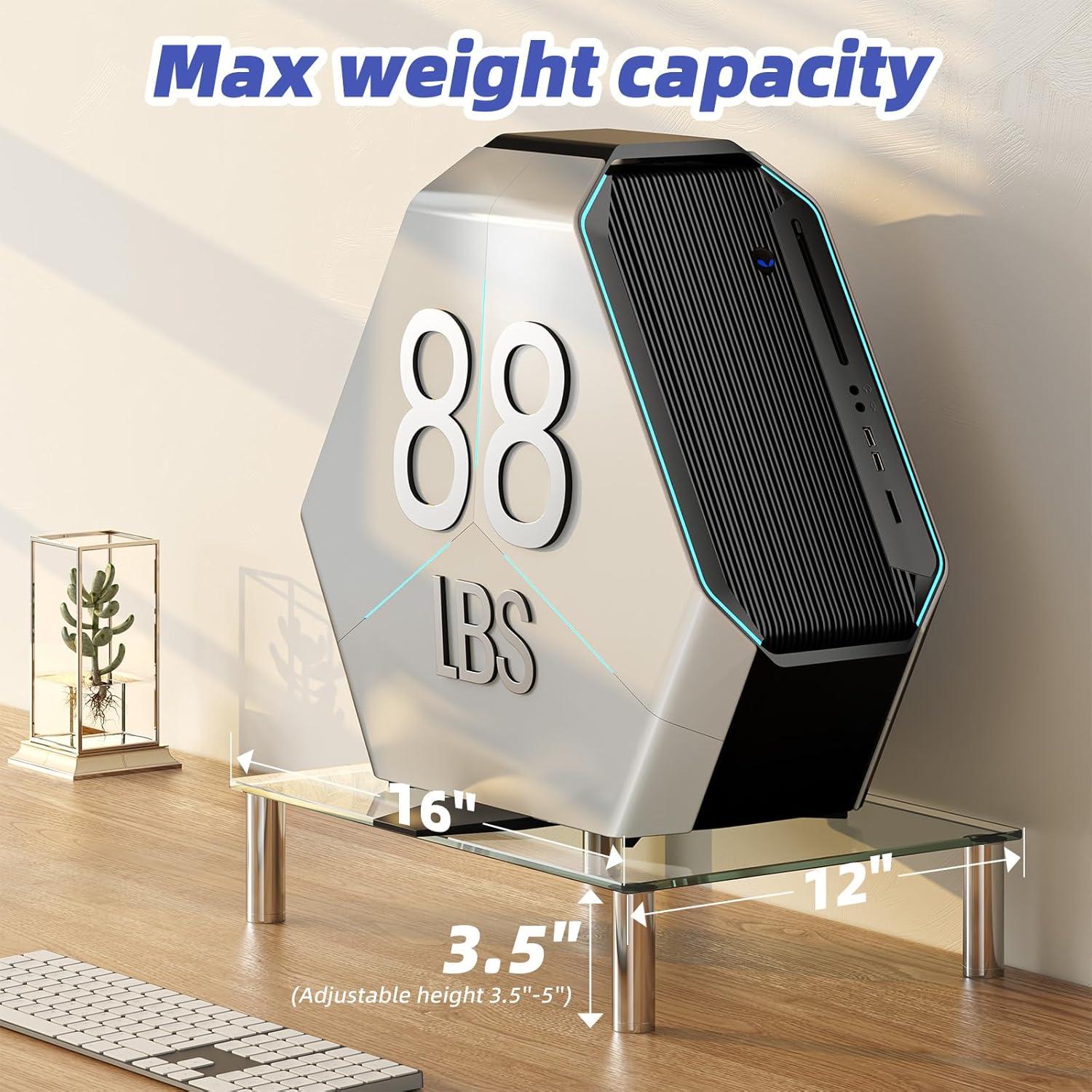 Soporte para Monitor Ajustable Simple Trending Vidrio Templado