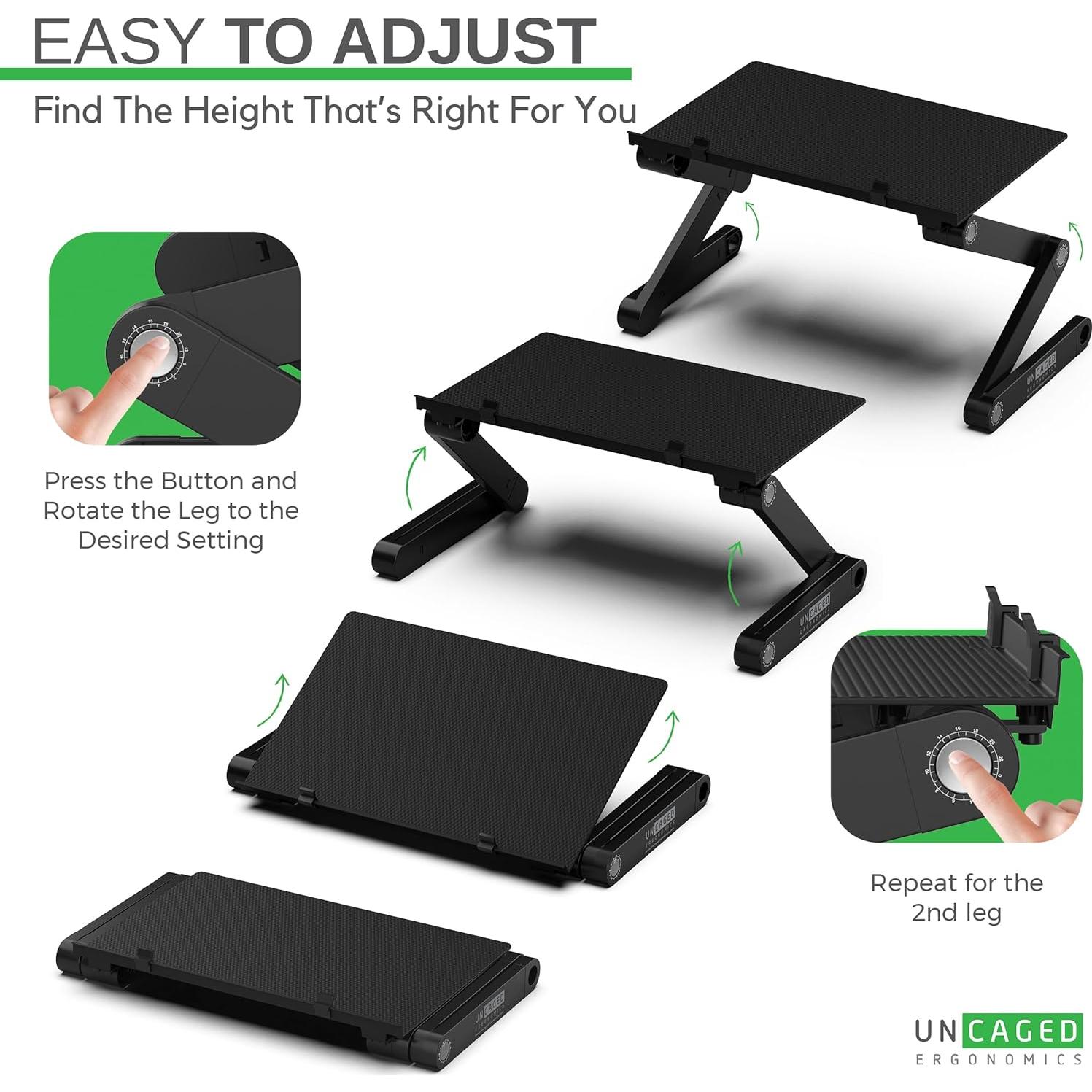 Soporte para Monitor WorkEZ Ajustable Ergonómico 40.6x27.9 cm