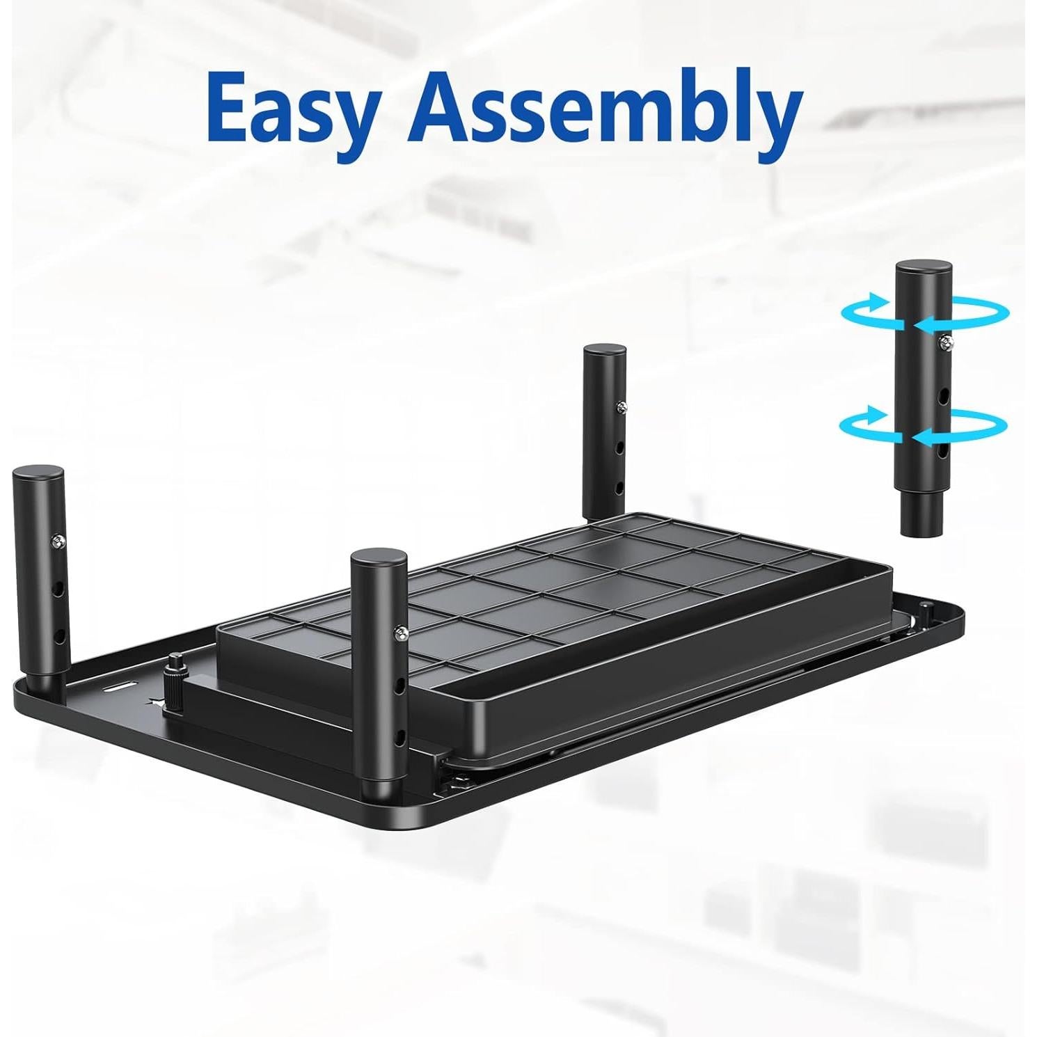 Soporte para Monitor Zimilar 2 Pack Ajustable con Cajón 3 Niveles