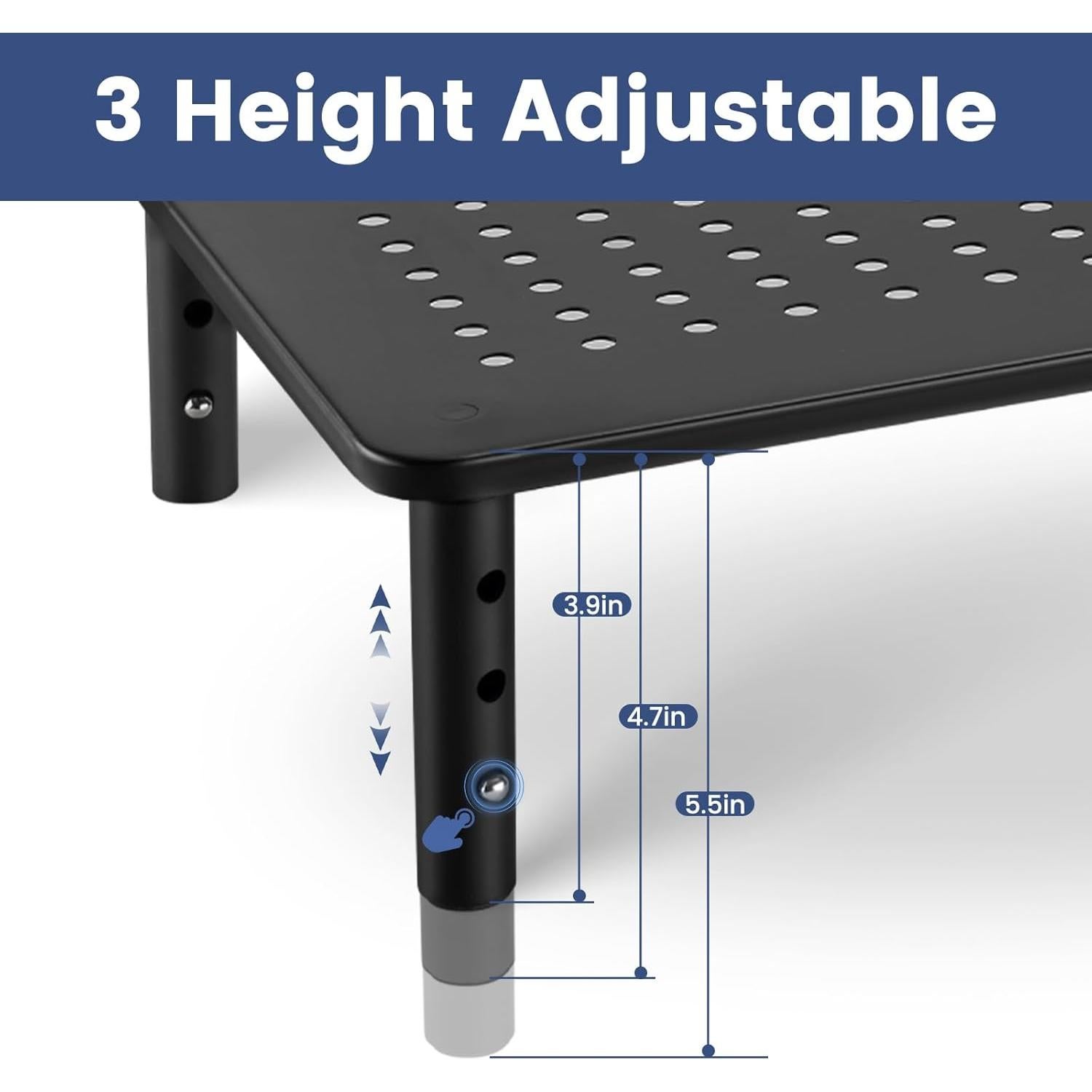 Soporte Ajustable para Monitor DQCGLY 3 Alturas 19.96 kg