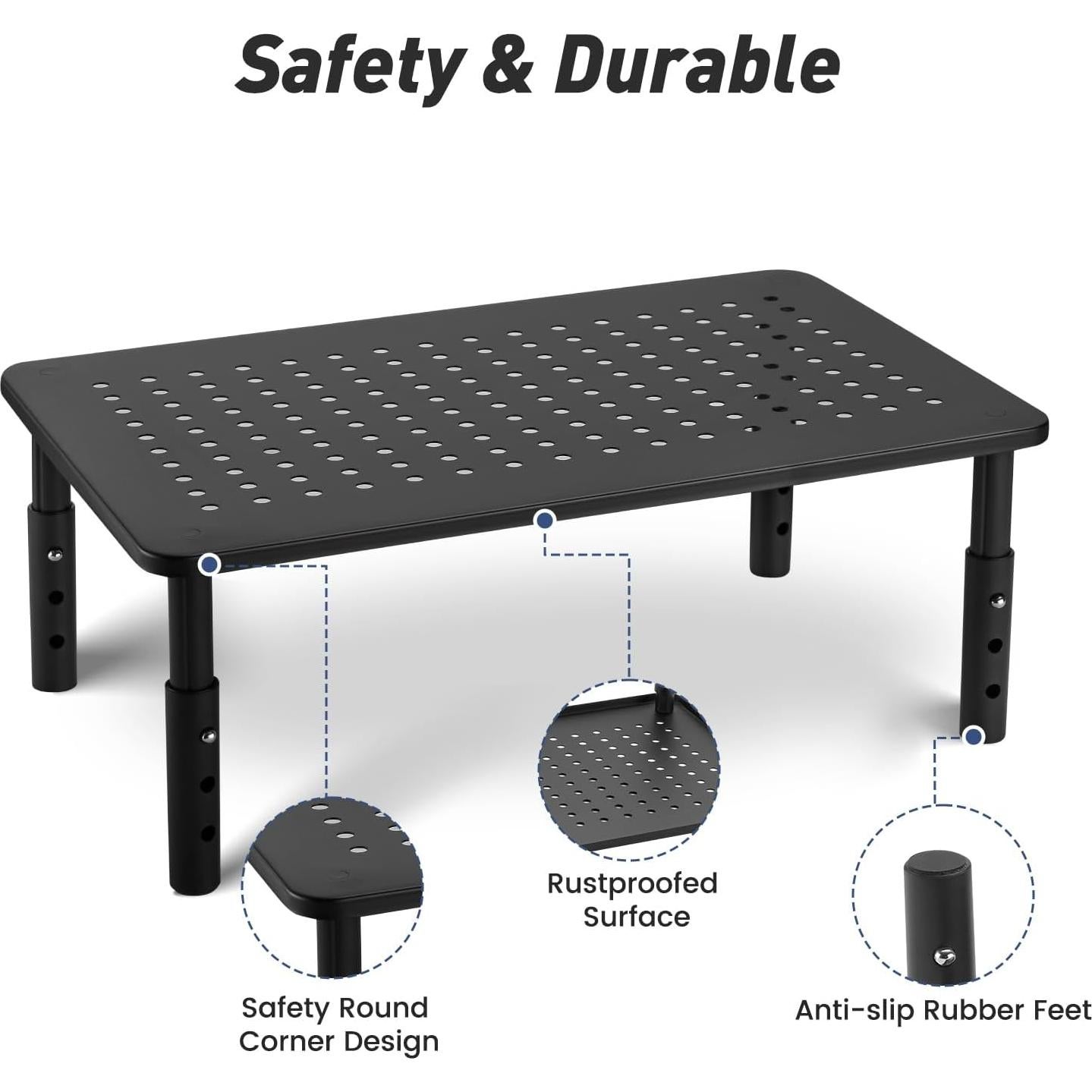 Soporte Ajustable para Monitor DQCGLY 3 Alturas 19.96 kg
