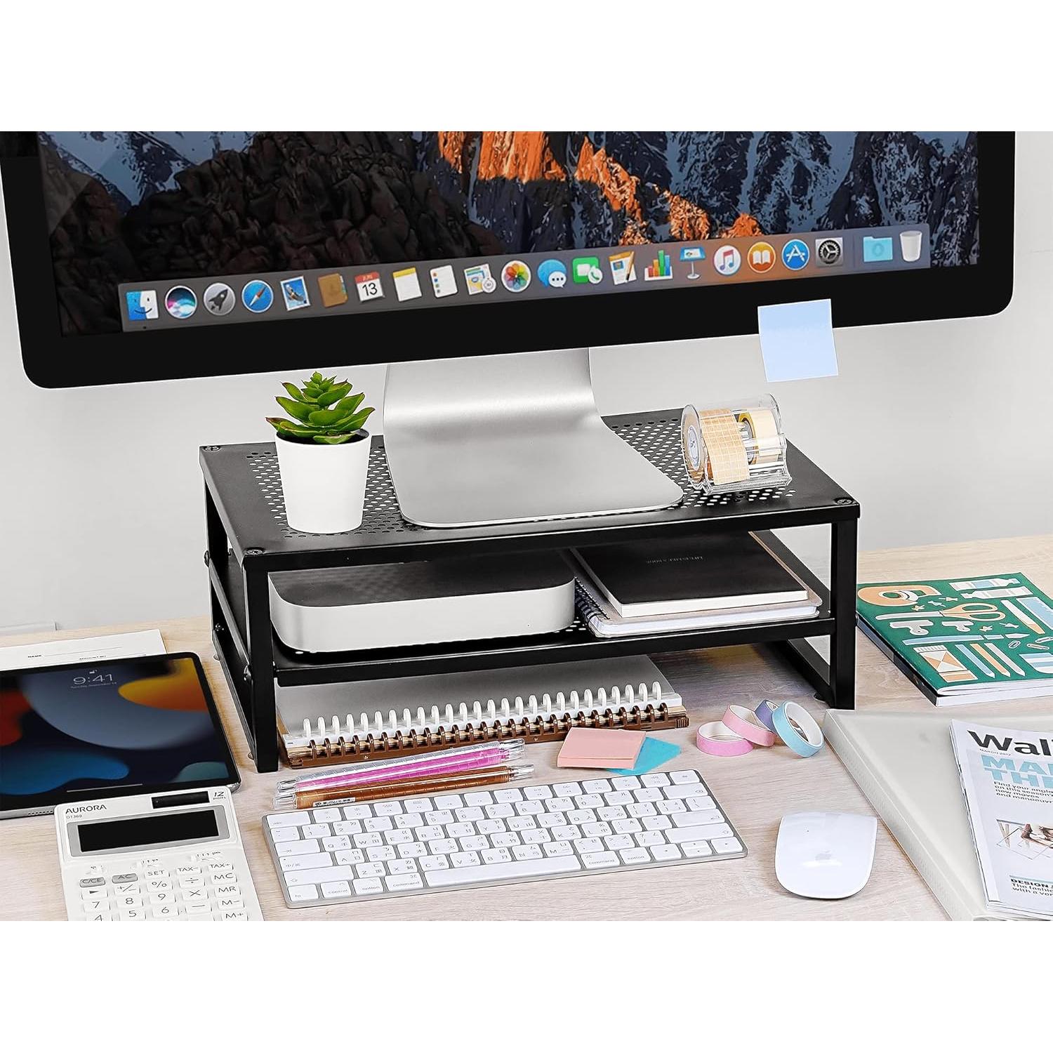 Soporte Elevador de Metal CAXXA US-150BK para Laptop 22.68 kg