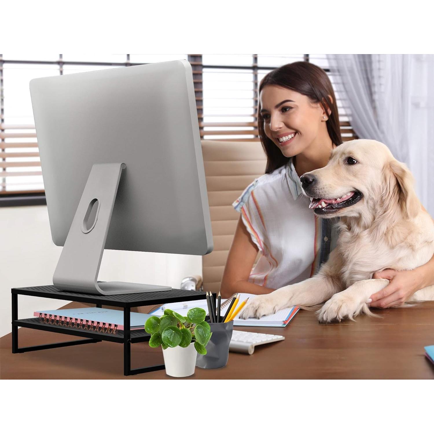 Soporte Elevador de Metal CAXXA US-150BK para Laptop 22.68 kg