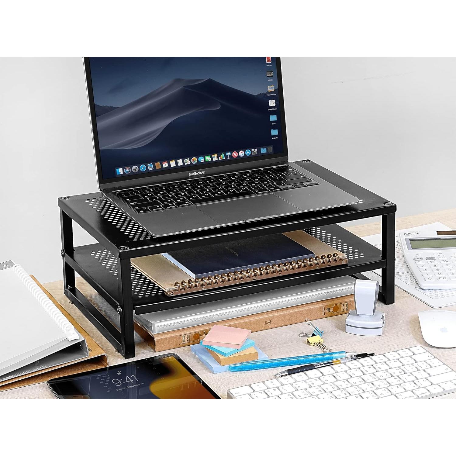 Soporte Elevador de Metal CAXXA US-150BK para Laptop 22.68 kg