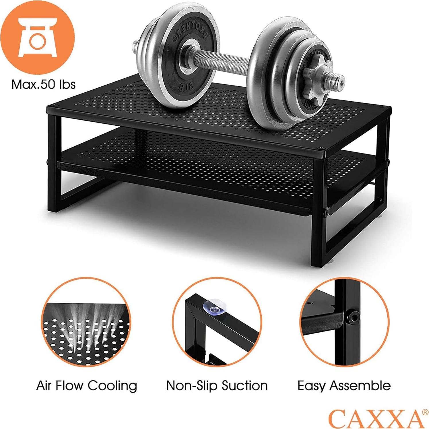 Soporte Elevador de Metal CAXXA US-150BK para Laptop 22.68 kg