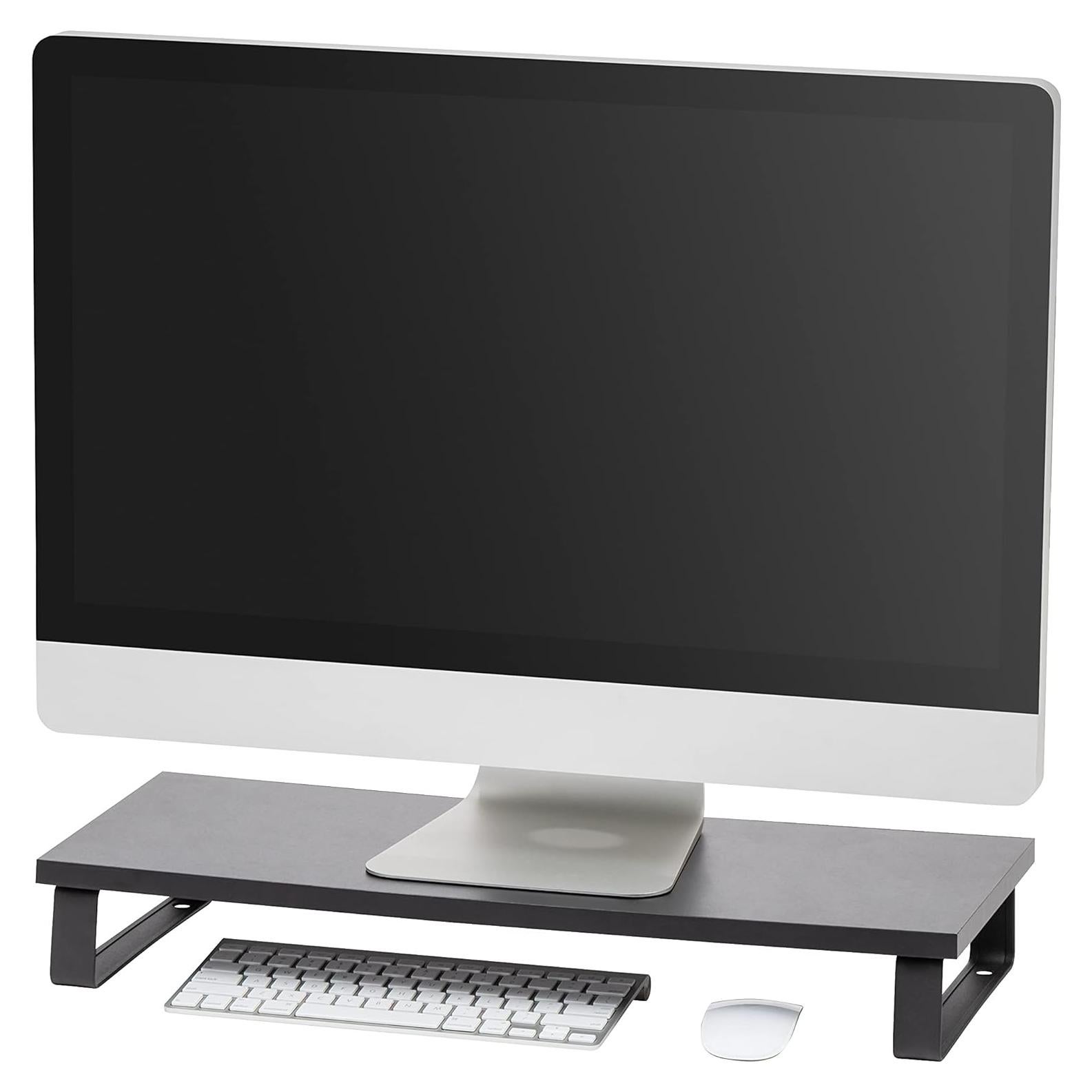 Soporte Organizador de Monitor IRIS USA Negro 59x25 cm