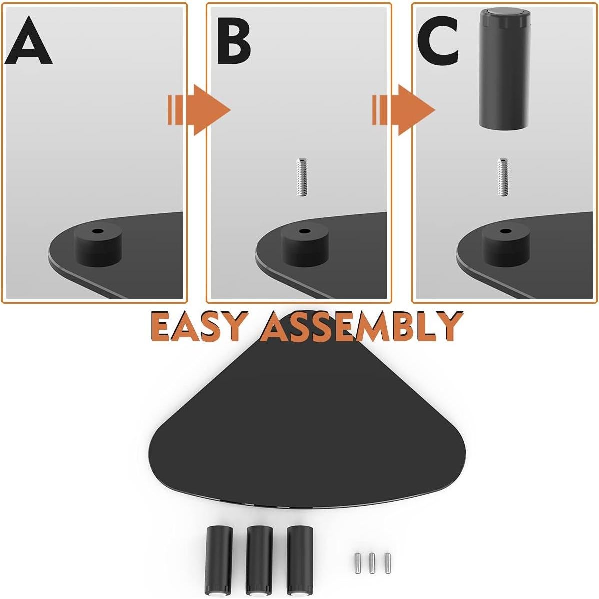 Soporte para Monitor Hemudu HD01B-203 Ajustable Negro