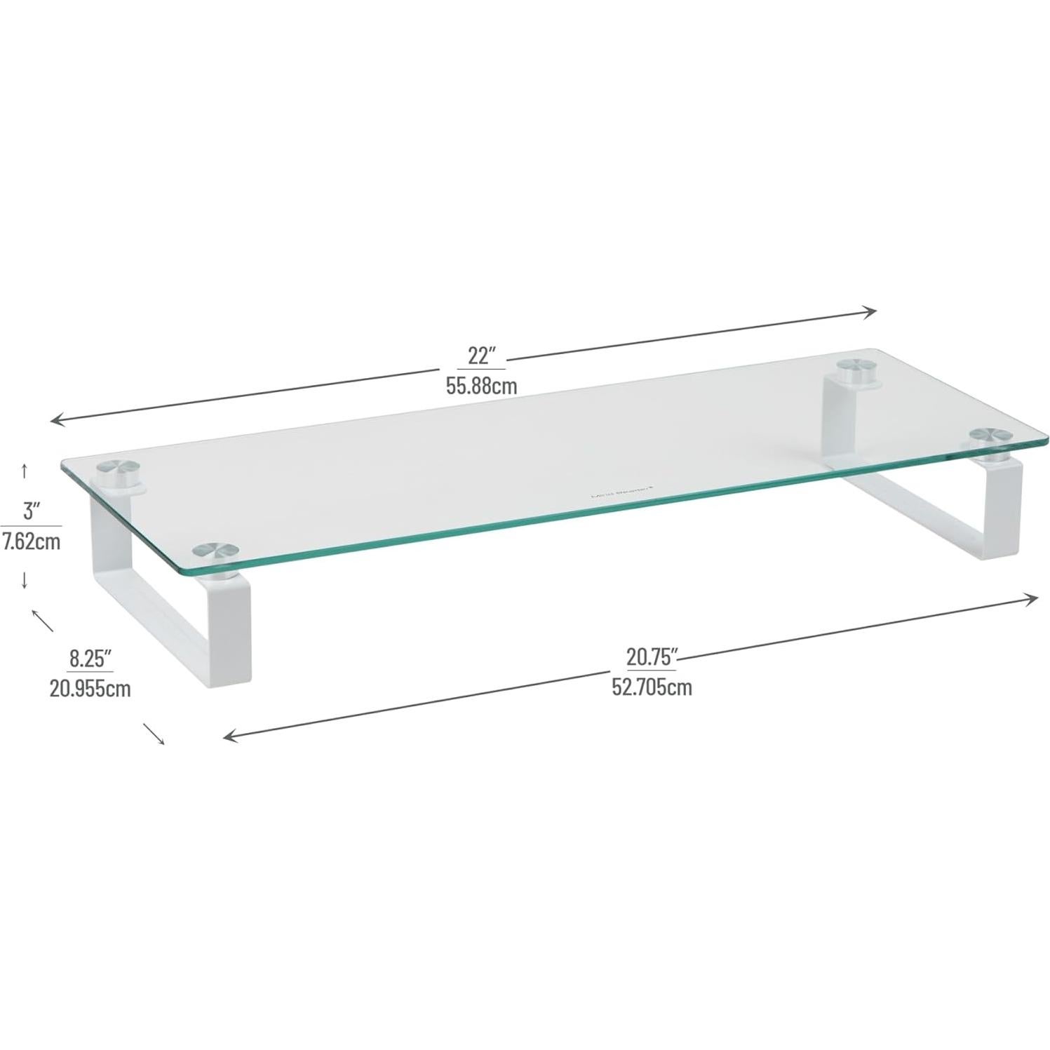 Soporte para Monitor de Vidrio Mind Reader 56x21 cm, Ergonomía