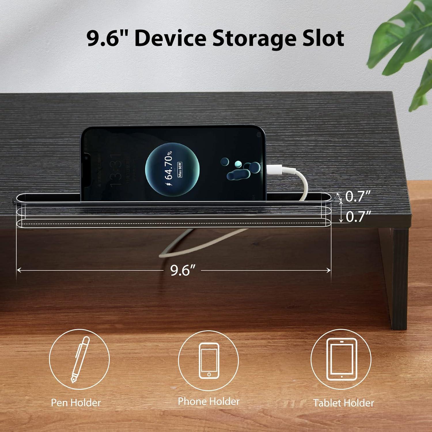 Soporte Doble para Monitores LORYERGO LEMS02 con Almacenamiento