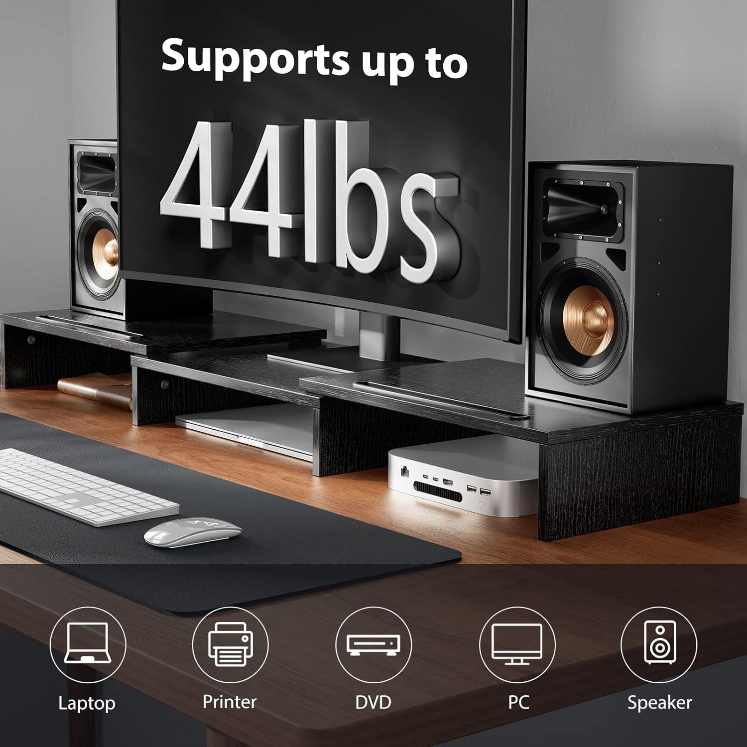 Soporte Doble para Monitores LORYERGO LEMS02 con Almacenamiento