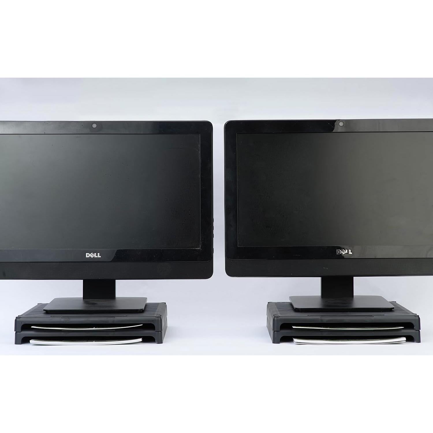 Soporte apilable para monitor VuRyser 1 VUR 2455 Negro - Paquete de 4