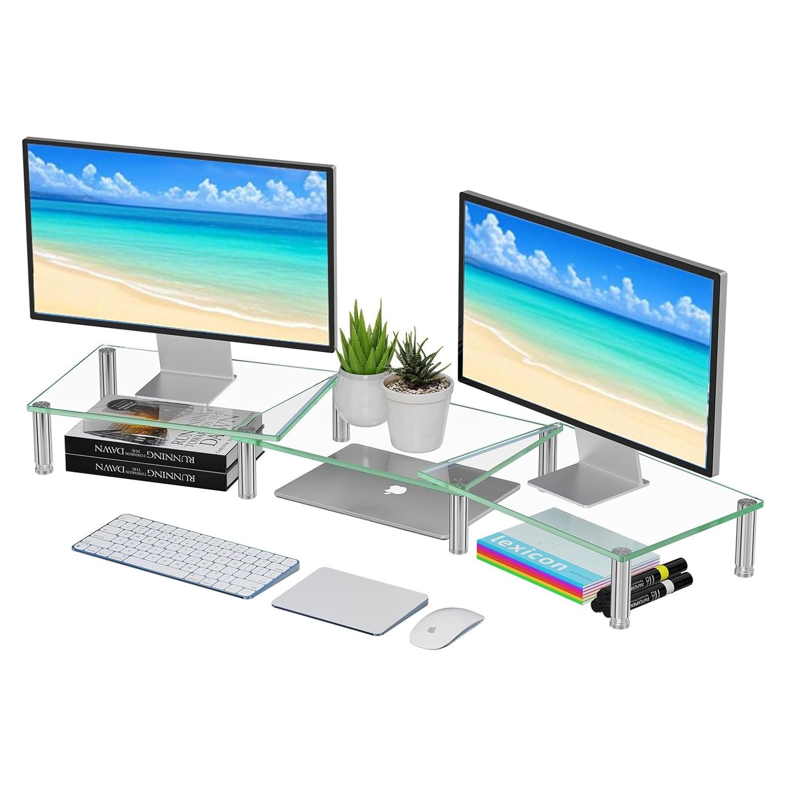 Soporte Elevador Doble para Monitores Simple Trending 105.4 cm