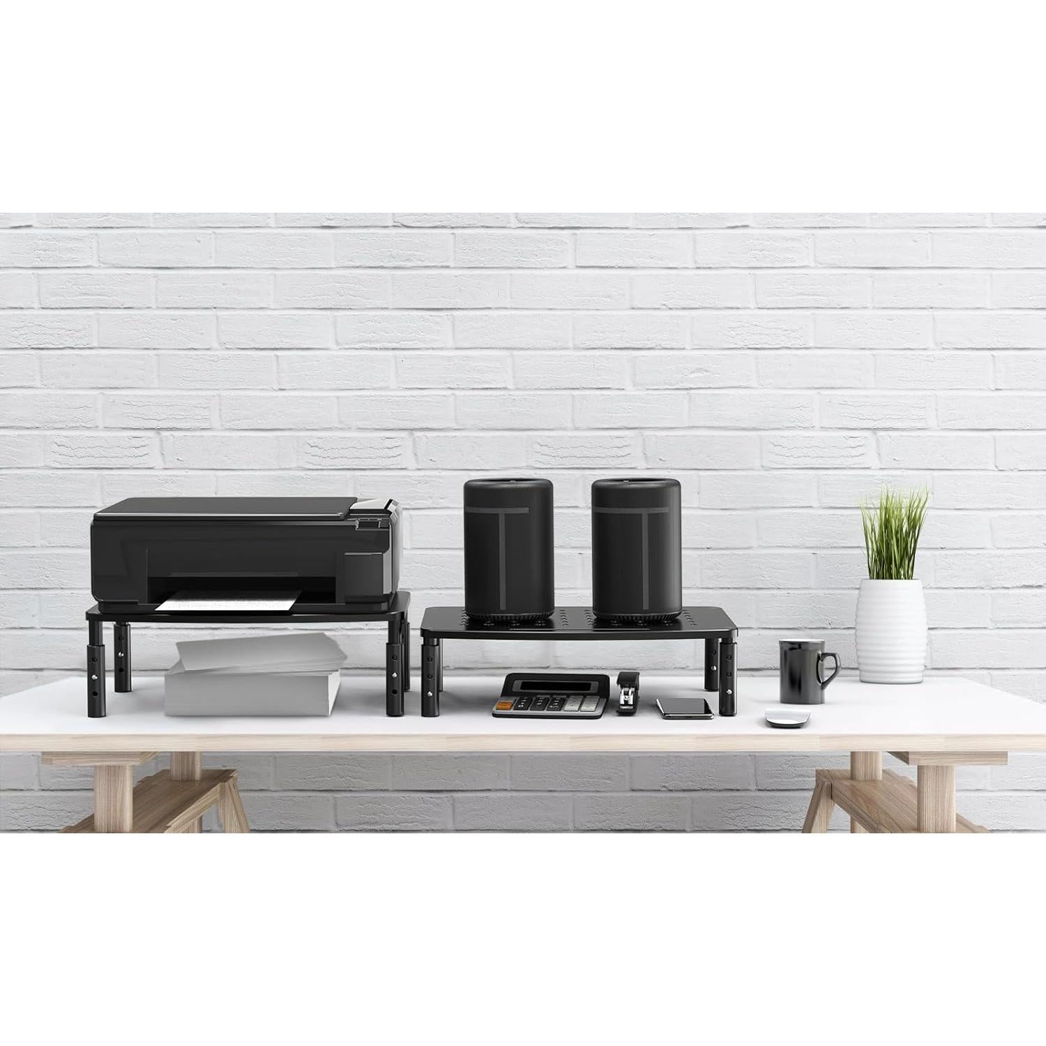 Soporte para Monitores Zimilar - 2 Paquetes, Altura Ajustable