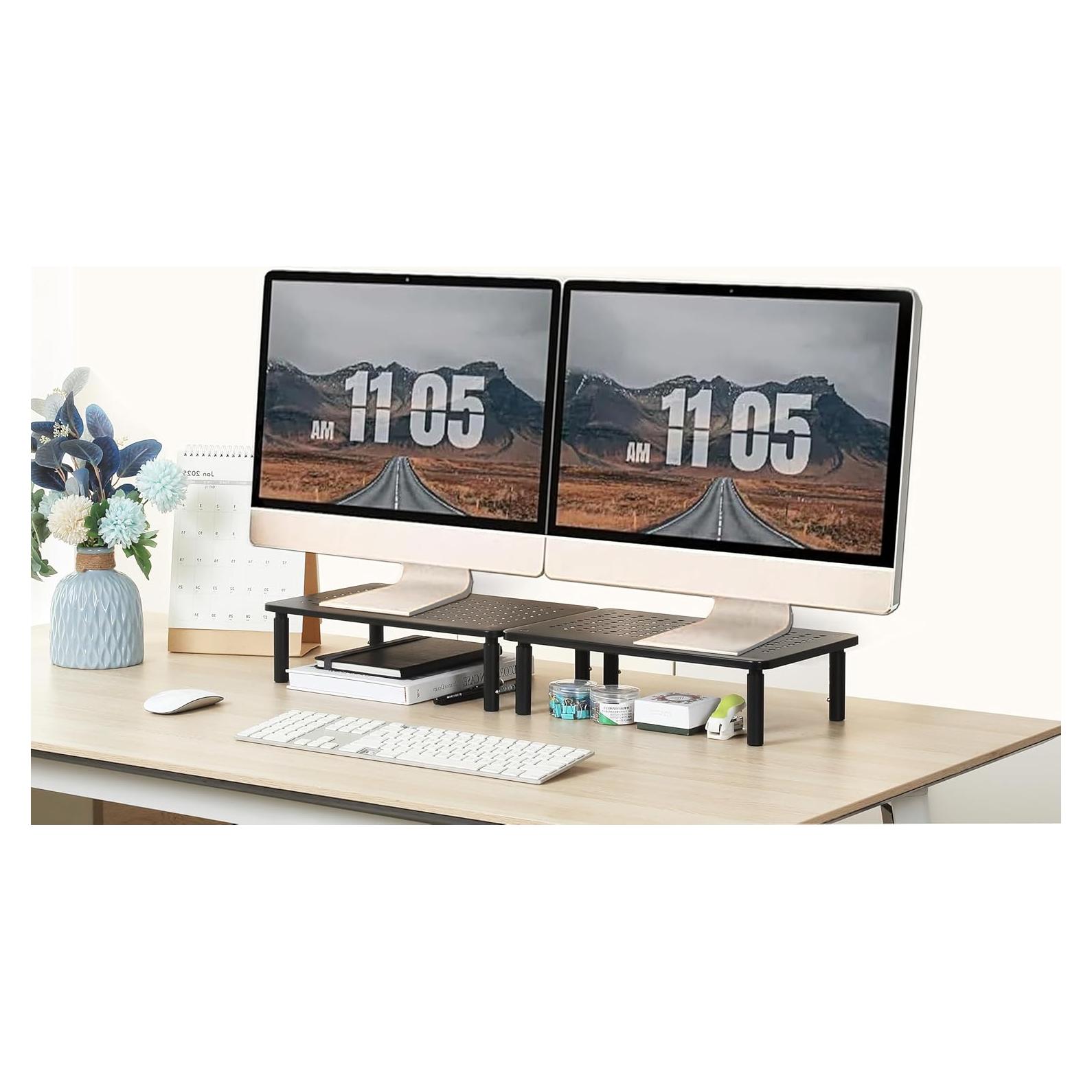 Soporte Elevador para Monitor H&D IDEA Ajustable 3 Alturas