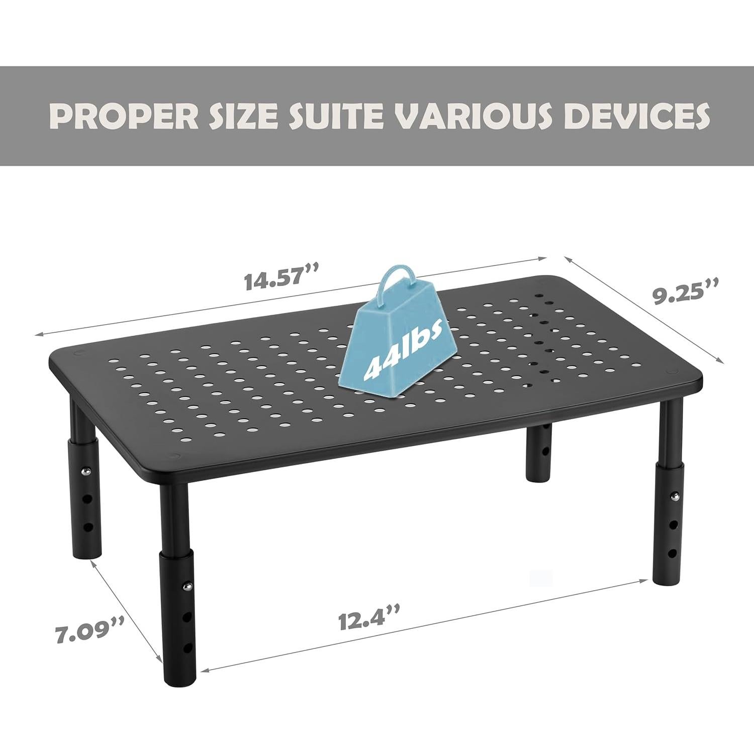 Soporte Elevador para Monitor H&D IDEA Ajustable 3 Alturas