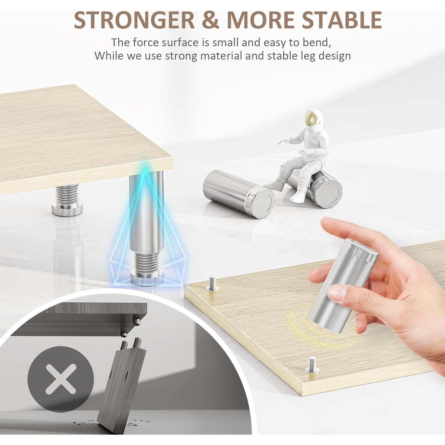 Soporte Doble para Monitor AX WABER Ajustable 74.2-108 cm