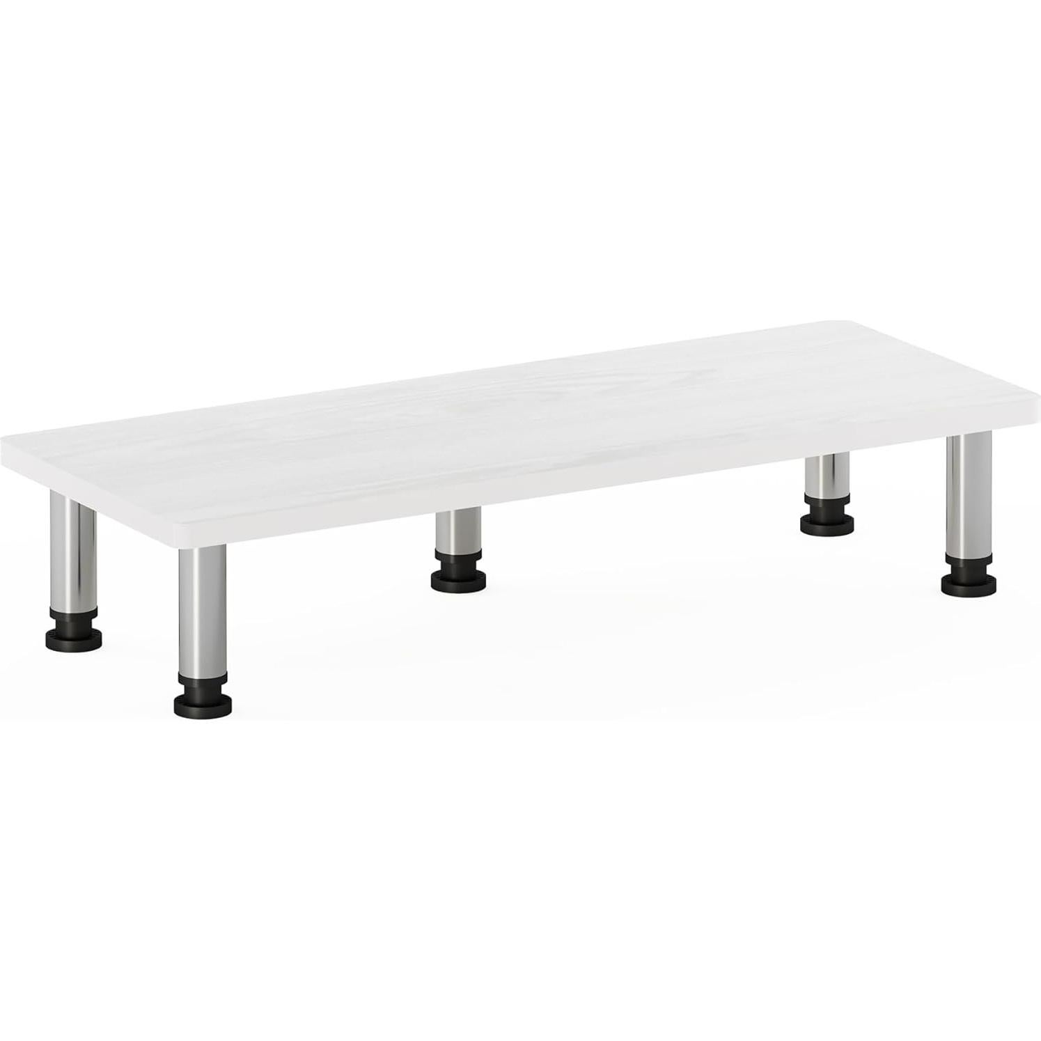 Soporte Elevador para Monitor Furinno 60x23.6 cm Roble Blanco