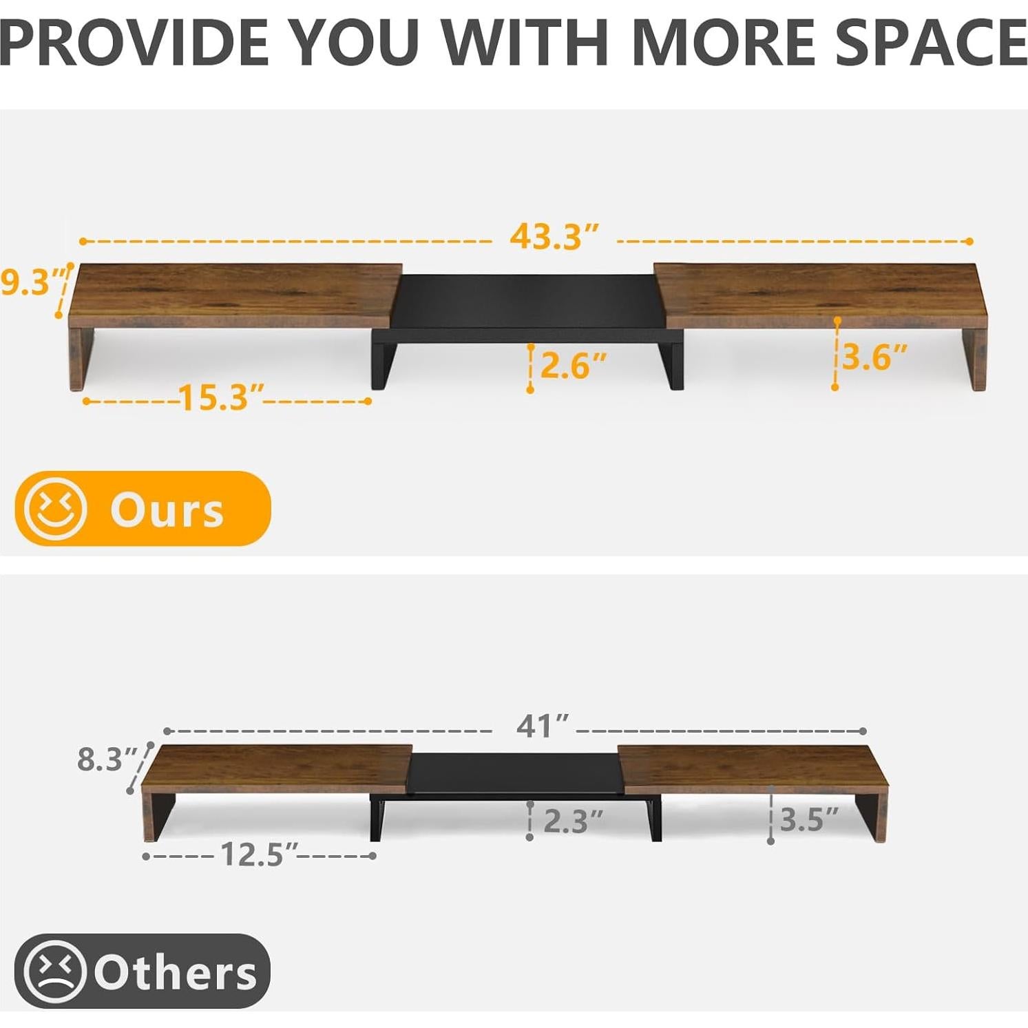 Soporte Doble para Monitor TAVR Ajustable 77.9-110 cm