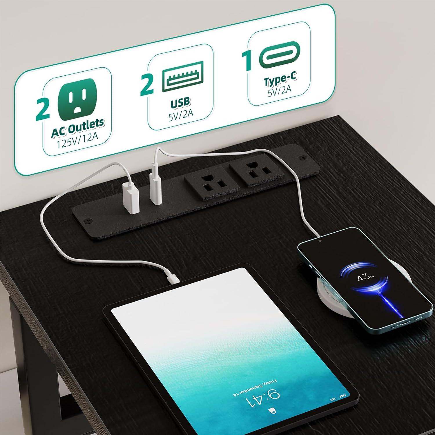 Soporte Elevador Doble para Monitores Simple Trending Negro