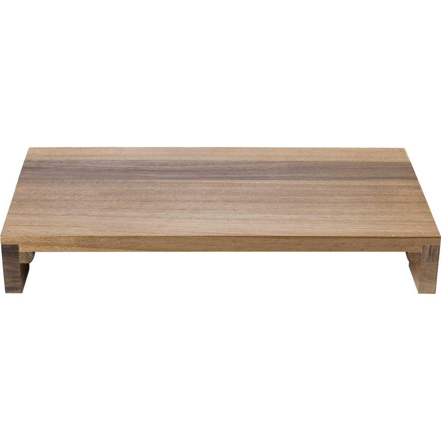 Soporte para Monitor de Madera Acacia MyGift - Elevador Ergonomico