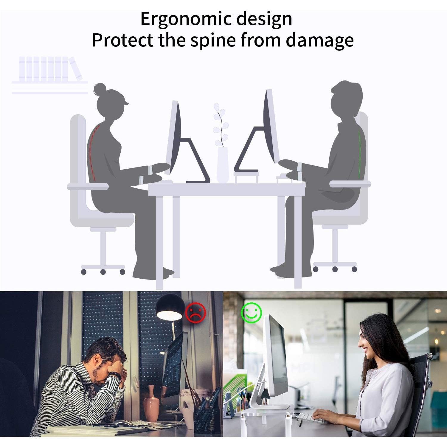 Soporte para Monitor Ergonómico Acrílico YestBuy 38.1x23.6cm