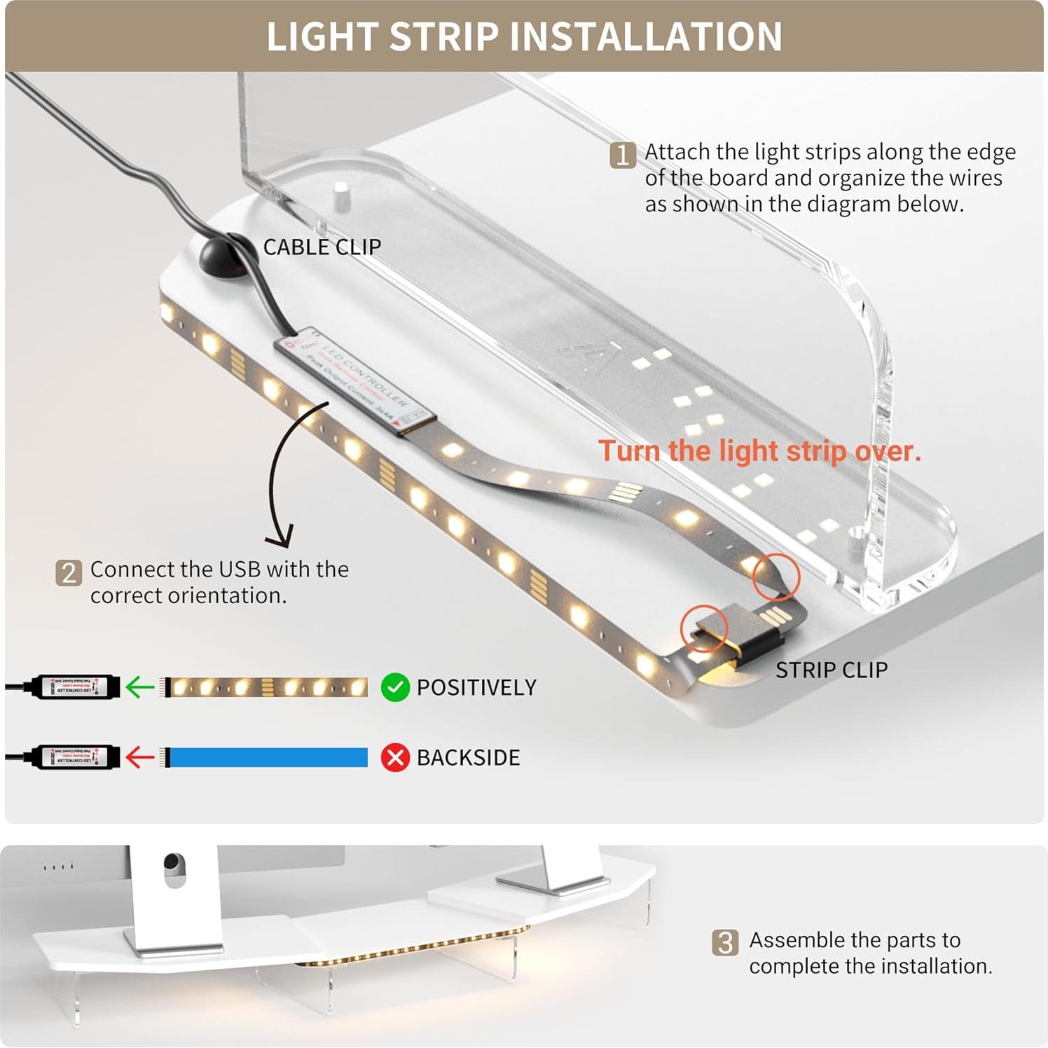 Soporte Elevador de Monitor Doble AFOOYO Ajustable 112.8 cm