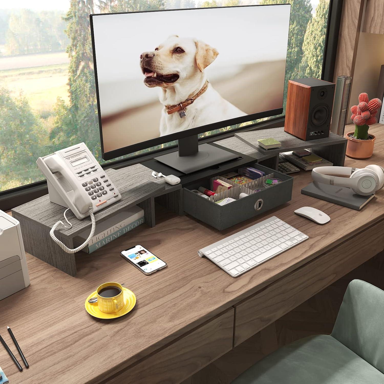 Soporte Triple para Monitor WESTREE Ajustable 2-3 Monitores