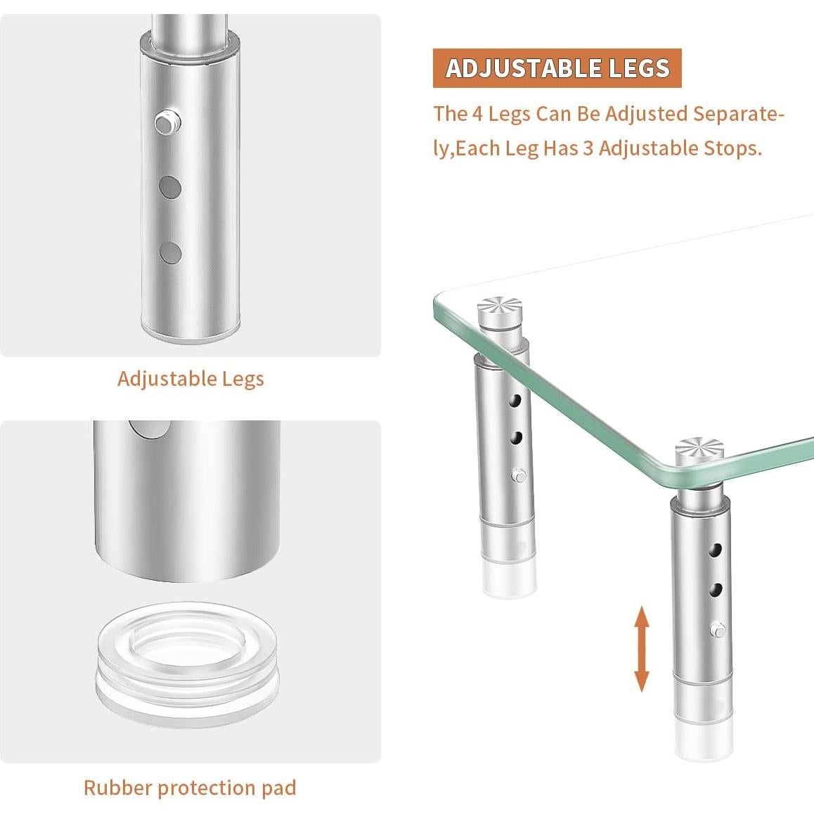 Soporte para Monitor Hemudu Ajustable 3 Alturas 19.96 kg