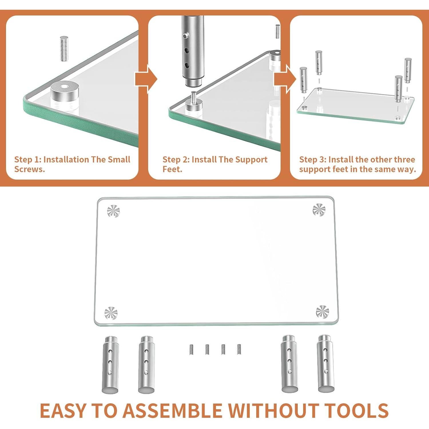 Soporte para Monitor Hemudu Ajustable 3 Alturas 19.96 kg