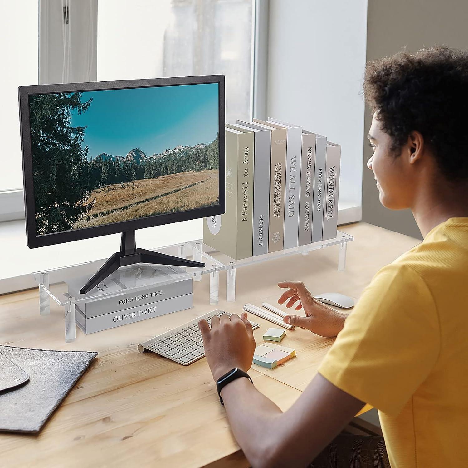 Soporte de Monitor Acrílico Sumerflos 36.8x22.9 cm 20 kg