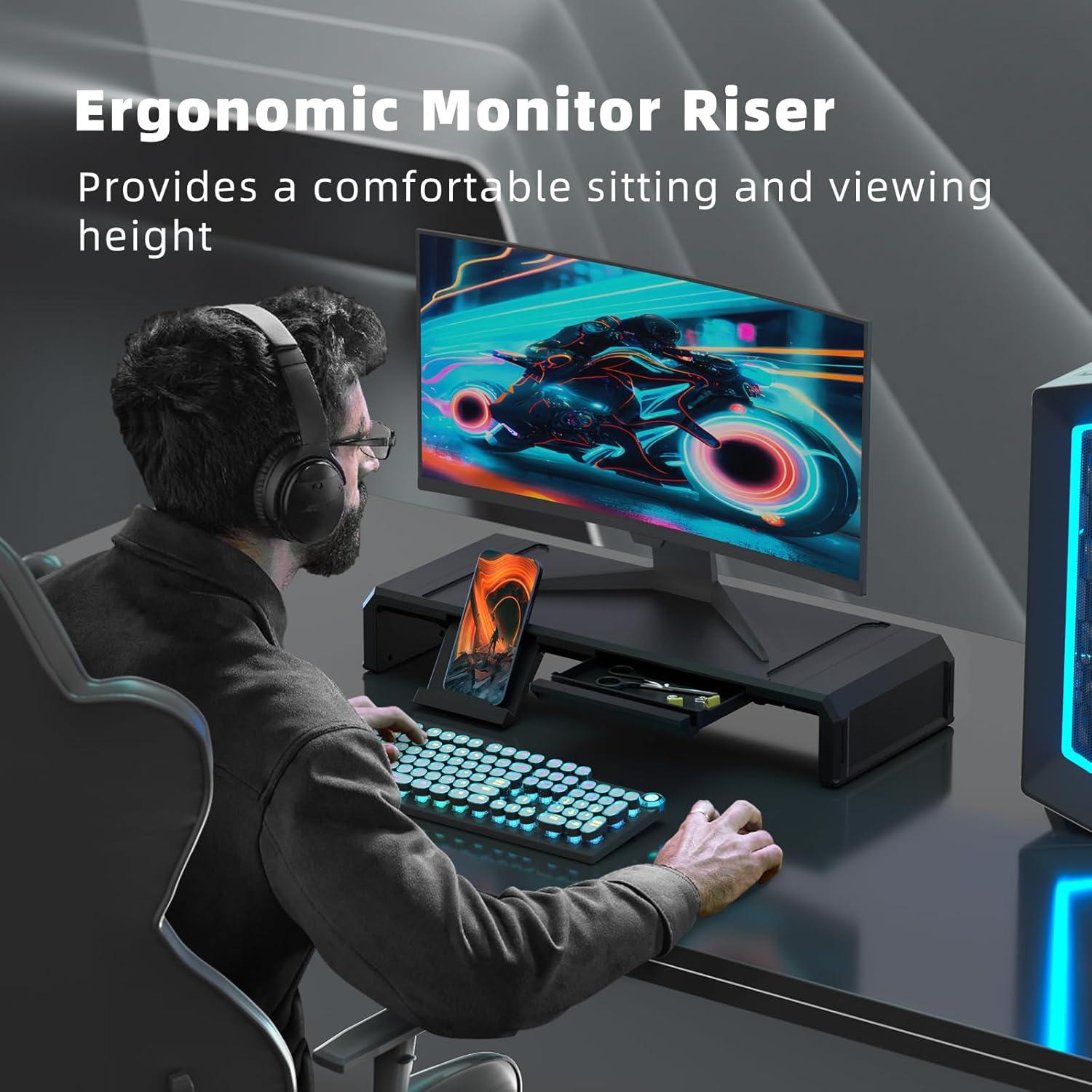 Soporte para Monitor Heymaster Plegable Ajustable con RGB