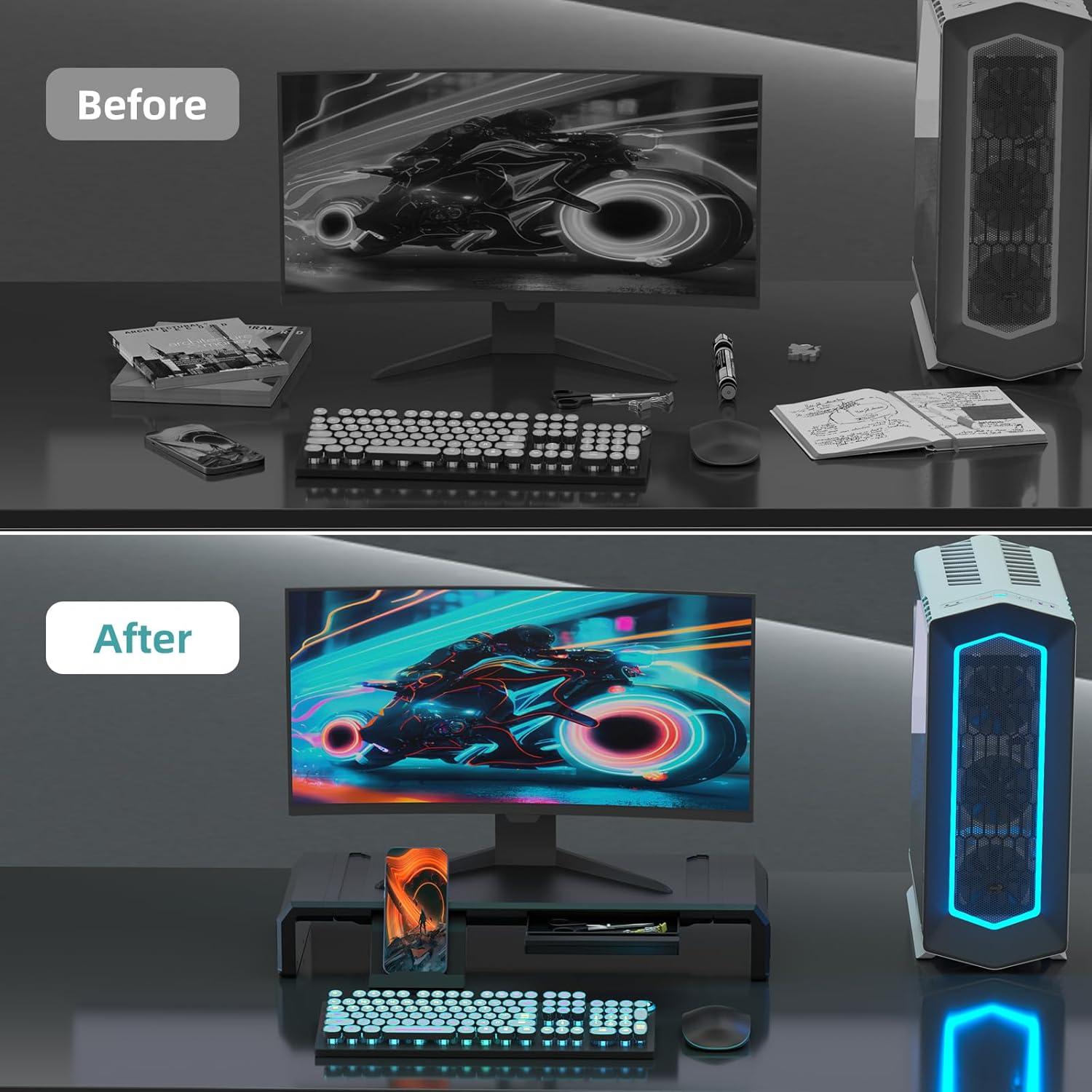 Soporte para Monitor Heymaster Plegable Ajustable con RGB