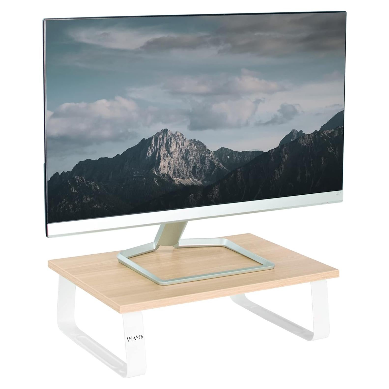 Soporte para Monitor VIVO STAND-V000WS de Madera y Acero