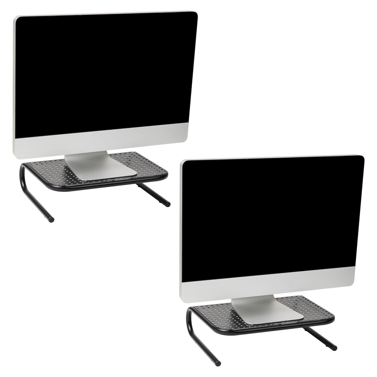 Soporte para Monitor Mind Reader Set de 2 Negro 36.8x28.6 cm