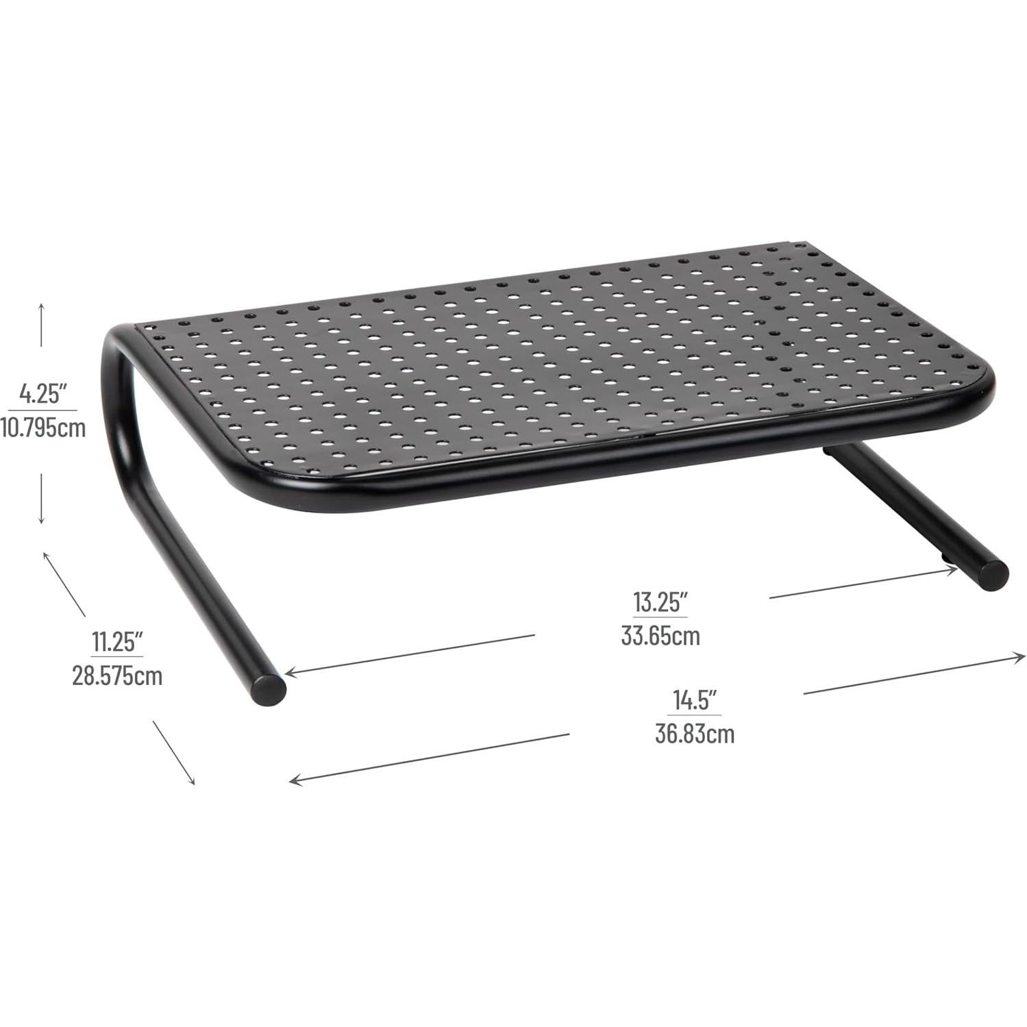 Soporte para Monitor Mind Reader Set de 2 Negro 36.8x28.6 cm