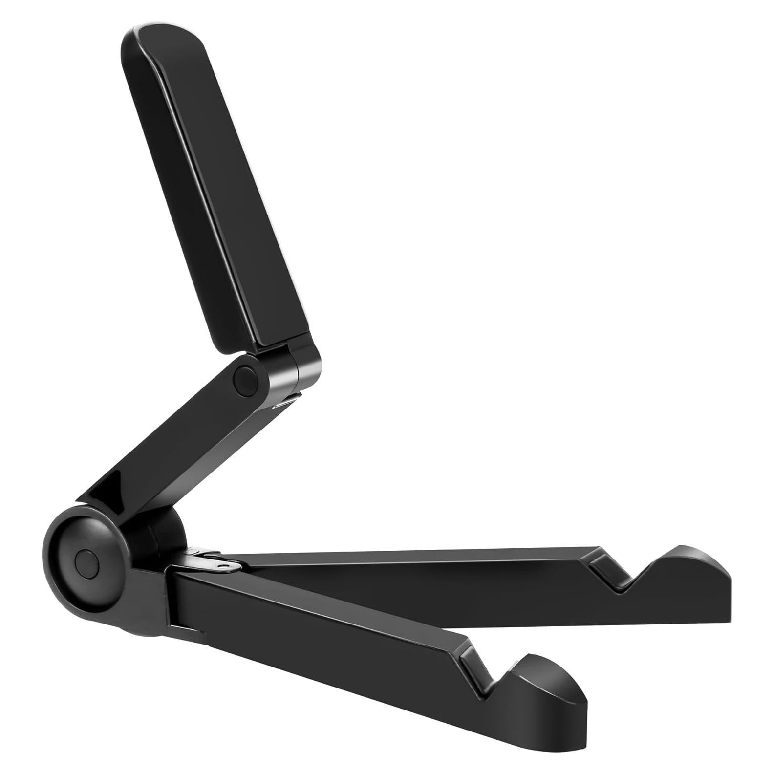 Soporte Plegable para Monitor y Tabletas Negro - Ajustable, Ligero, Compatible con Dispositivos de 7 a 10.2 Pulgadas